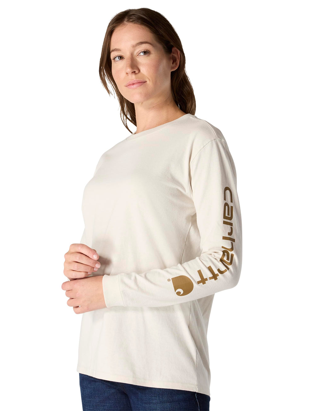 Carhartt Women's Dearborn Loose LS Logo T-Shirt