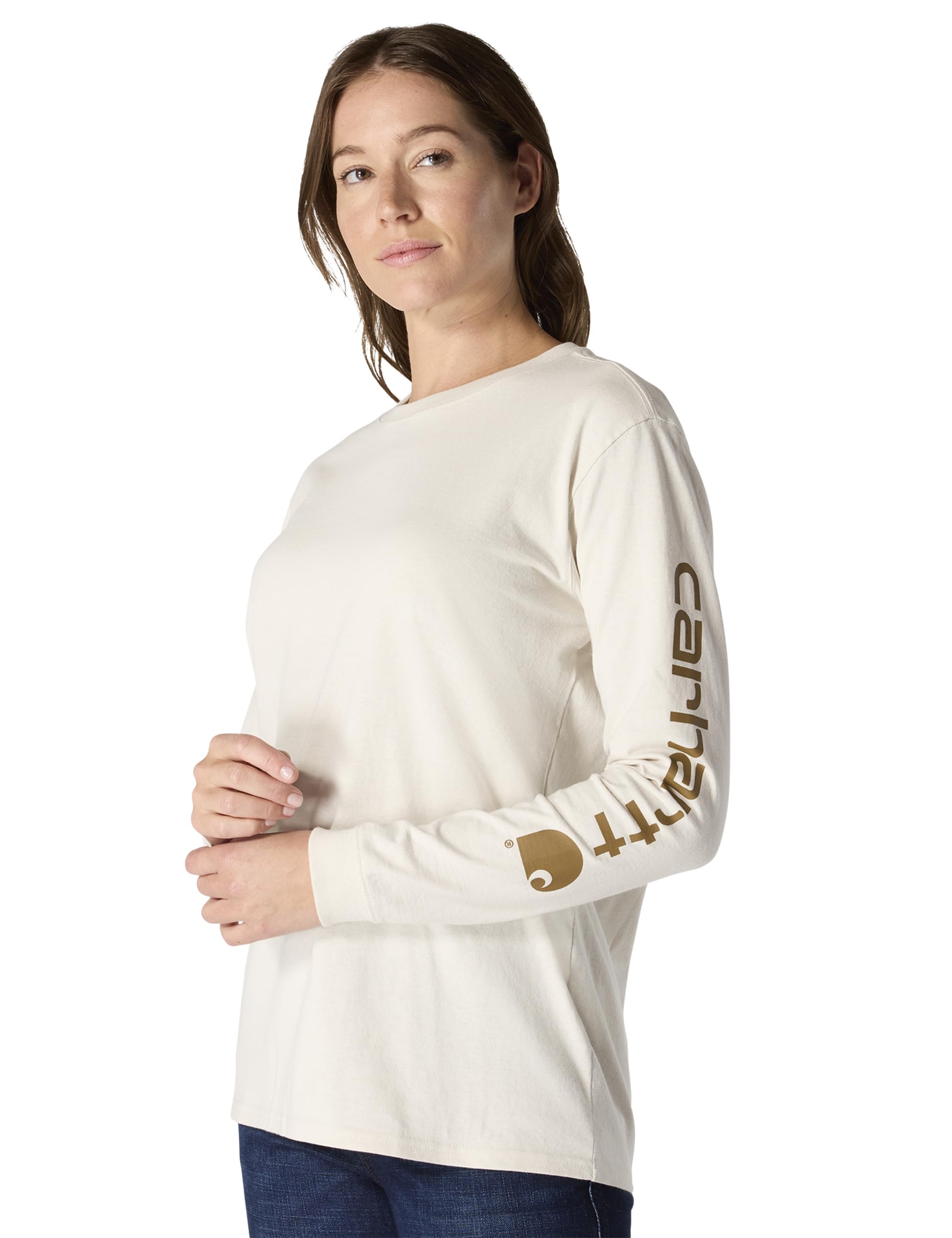 Carhartt Women's Dearborn Loose LS Logo T-Shirt