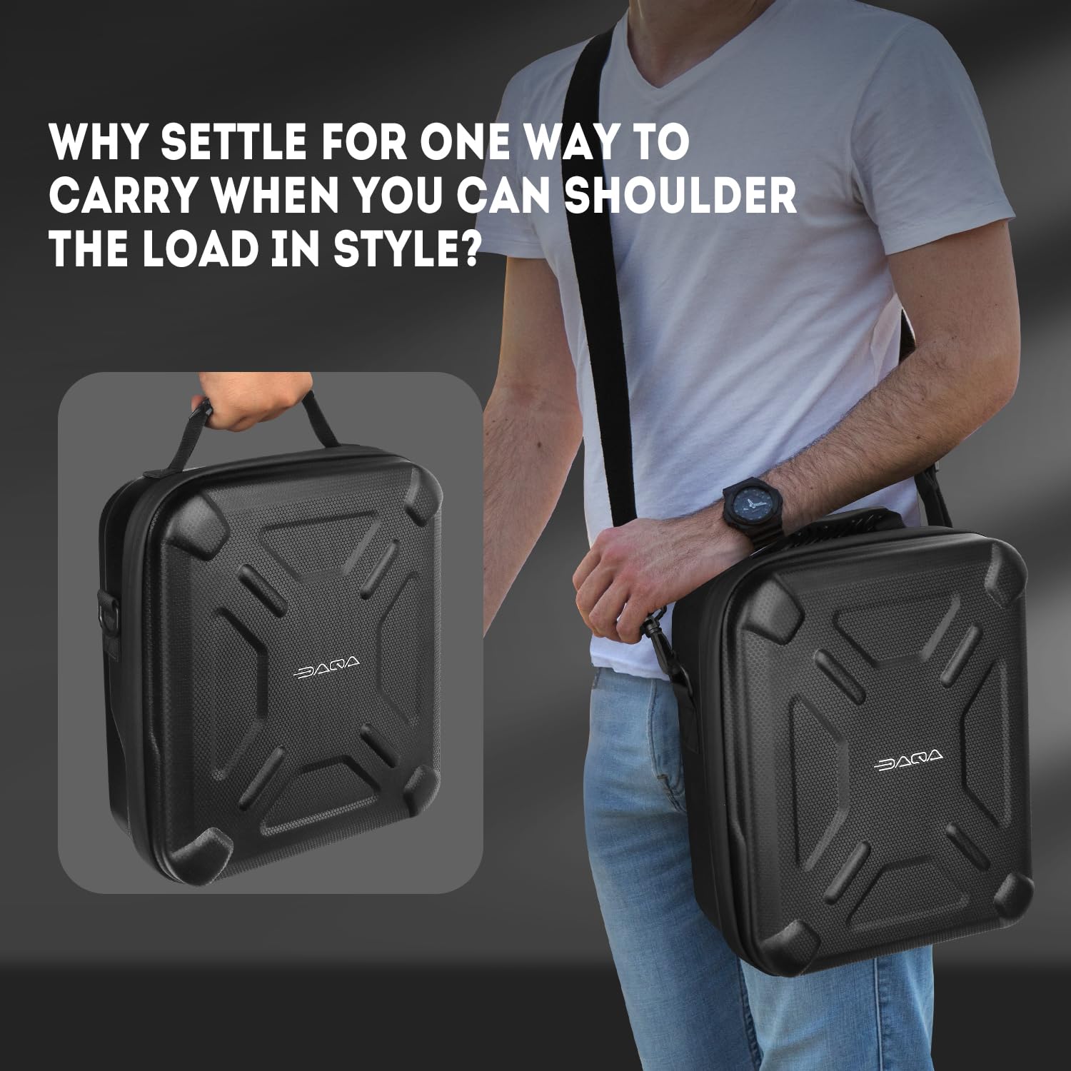 Ultra-Light Case for Starlink Mini – Waterproof, Shockproof EVA for Starlink Case Shoulder Star Link Bag with Dual Carry Options | Ideal Starlink Mini Accessories