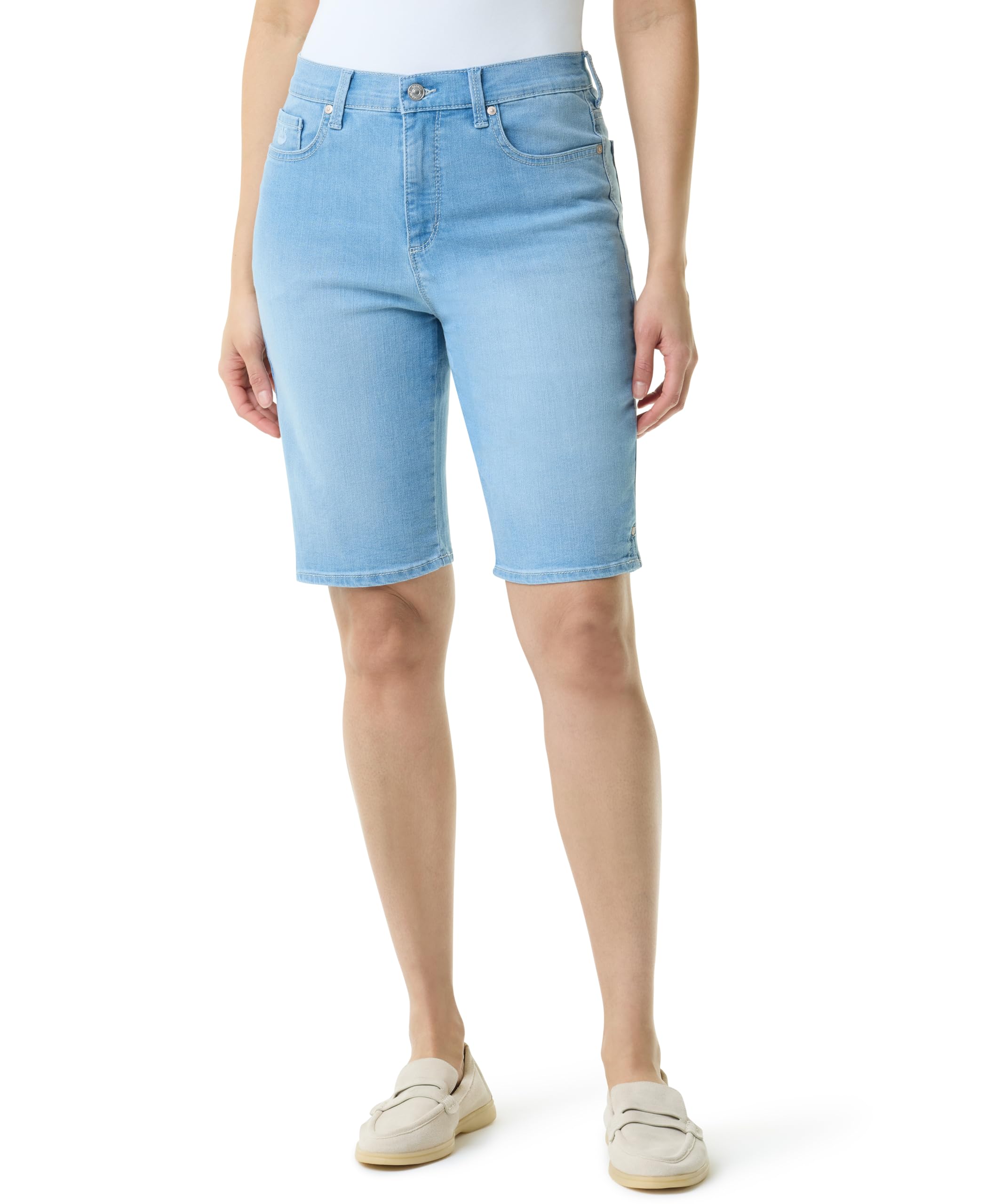 Gloria Vanderbilt Women's Amanda Bermuda High Rise Short Standard