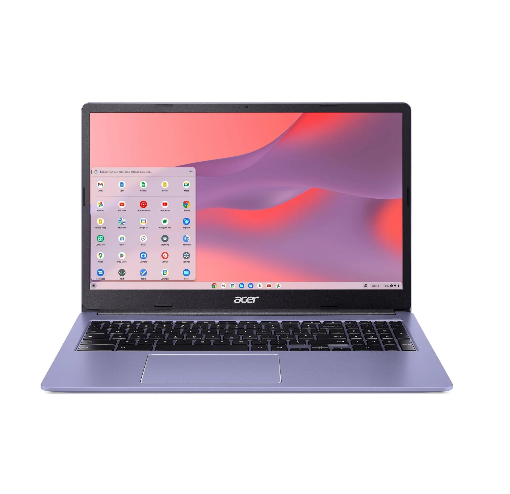 Acer Chromebook 315 (15.6" FHD, Intel Celeron N4500, 4GB RAM, 128GB Storage (64GB eMMC + 64GB SD Card) Home & Student Laptop, 10-Hr Long Battery Life, IST Hub, Wi-Fi 6, Webcam, Chrome OS, Purple
