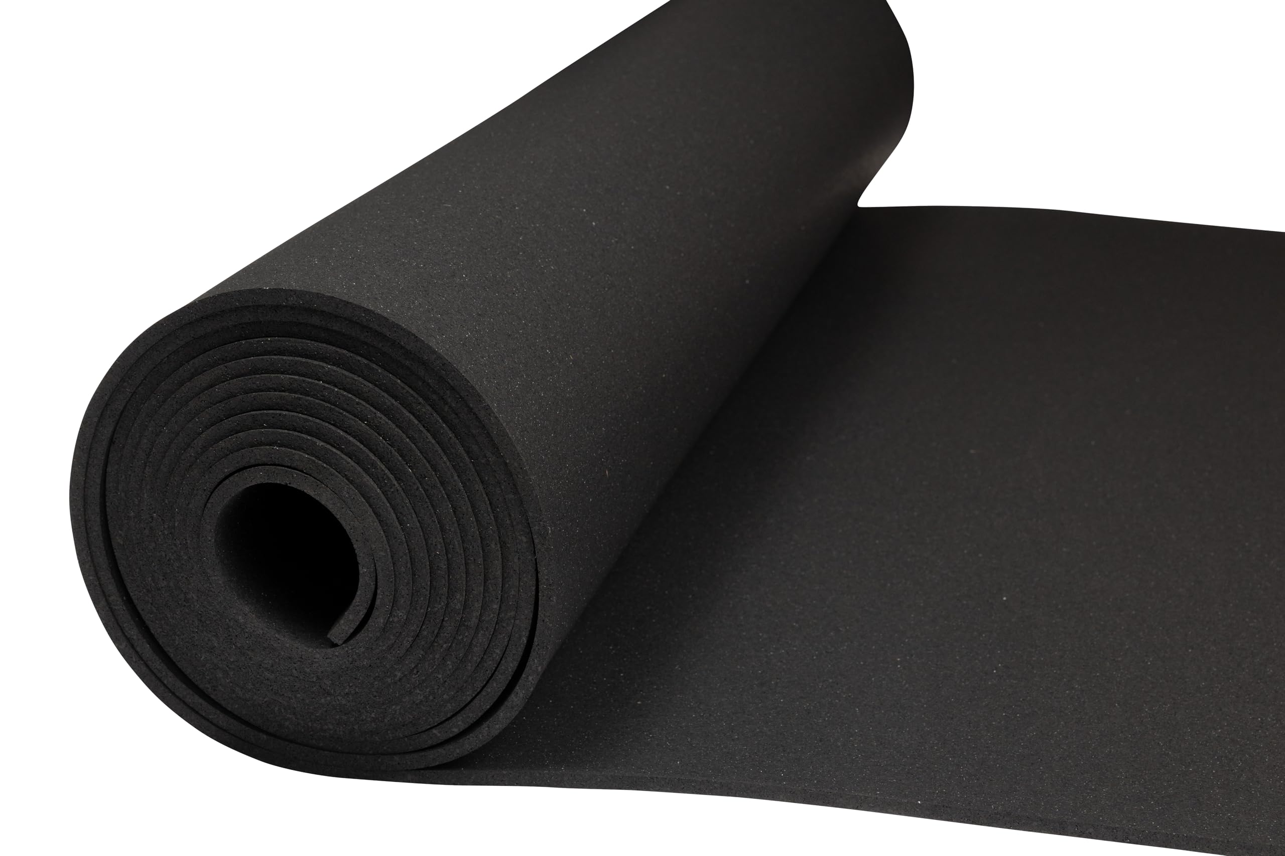 Playsafer Genaflex Rubber Gym Floor Mat, Heavy Duty Commercial Protective Gym Flooring Roll - 8mm Thick (10% Blue, 4' X 4')