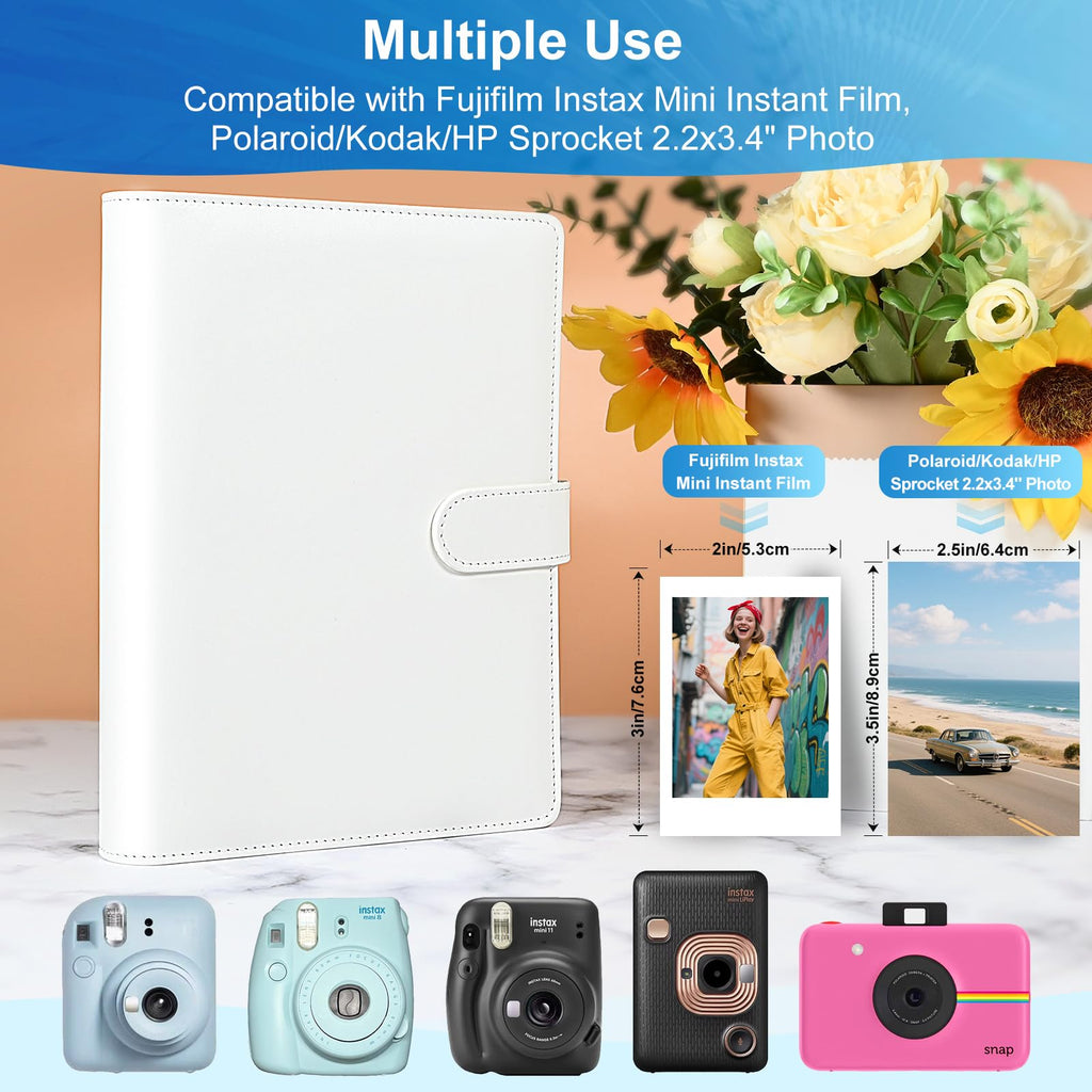 A5 Kpop Photocard Binder with 30 Pack 4-Pocket Card Pages, 6 Ring A5 Binder Card Collector Album with 240 Card Slots,PU Leather Binder Cover with Magnetic Buckle Closure for Organizing Trading Card