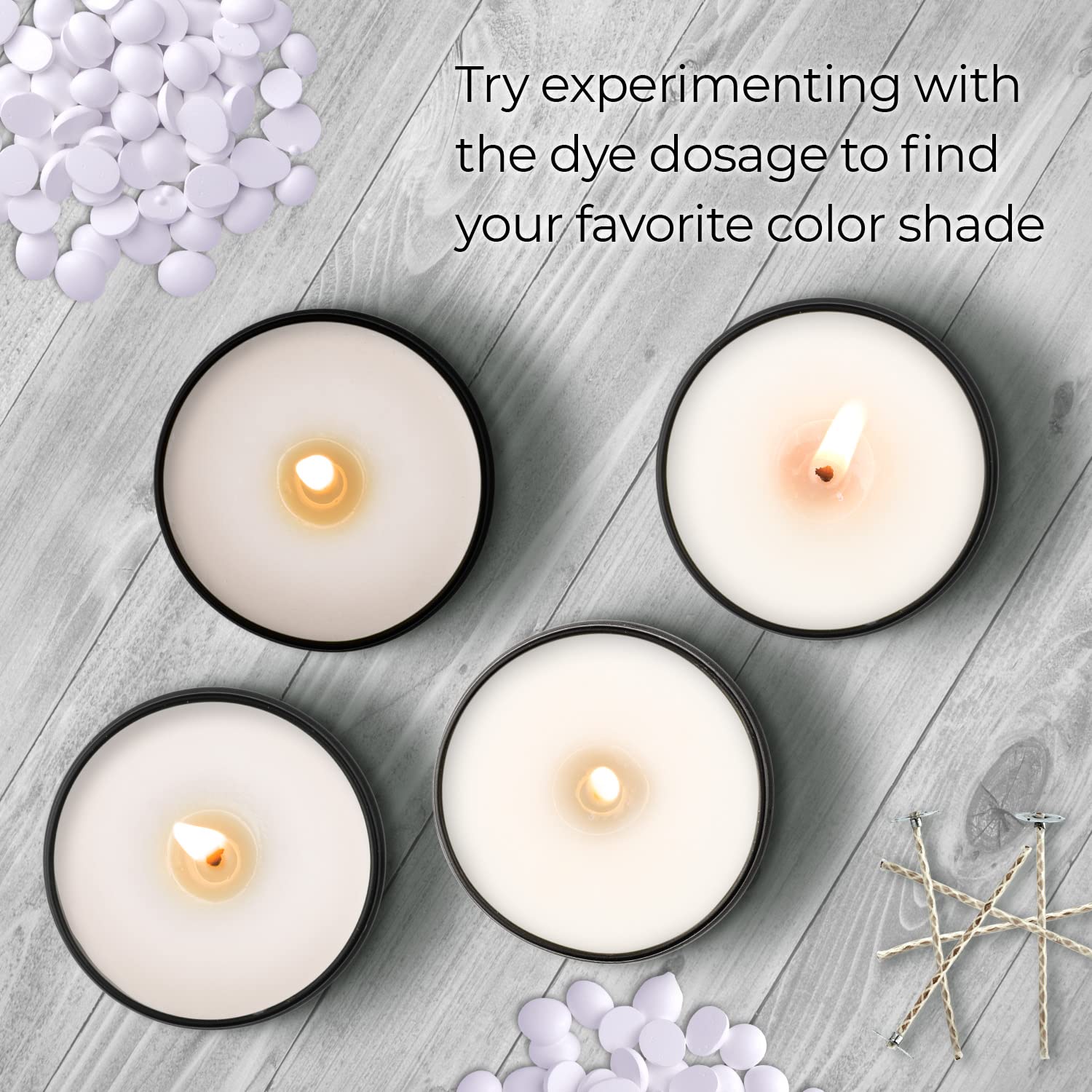 Liquid Candle Wax Dye for Soy Candle Making - 16 Popular Candle Dye Coloring Set - Premium Liquid Candle Wax Coloring - Highly Concentrated Candle Colors
