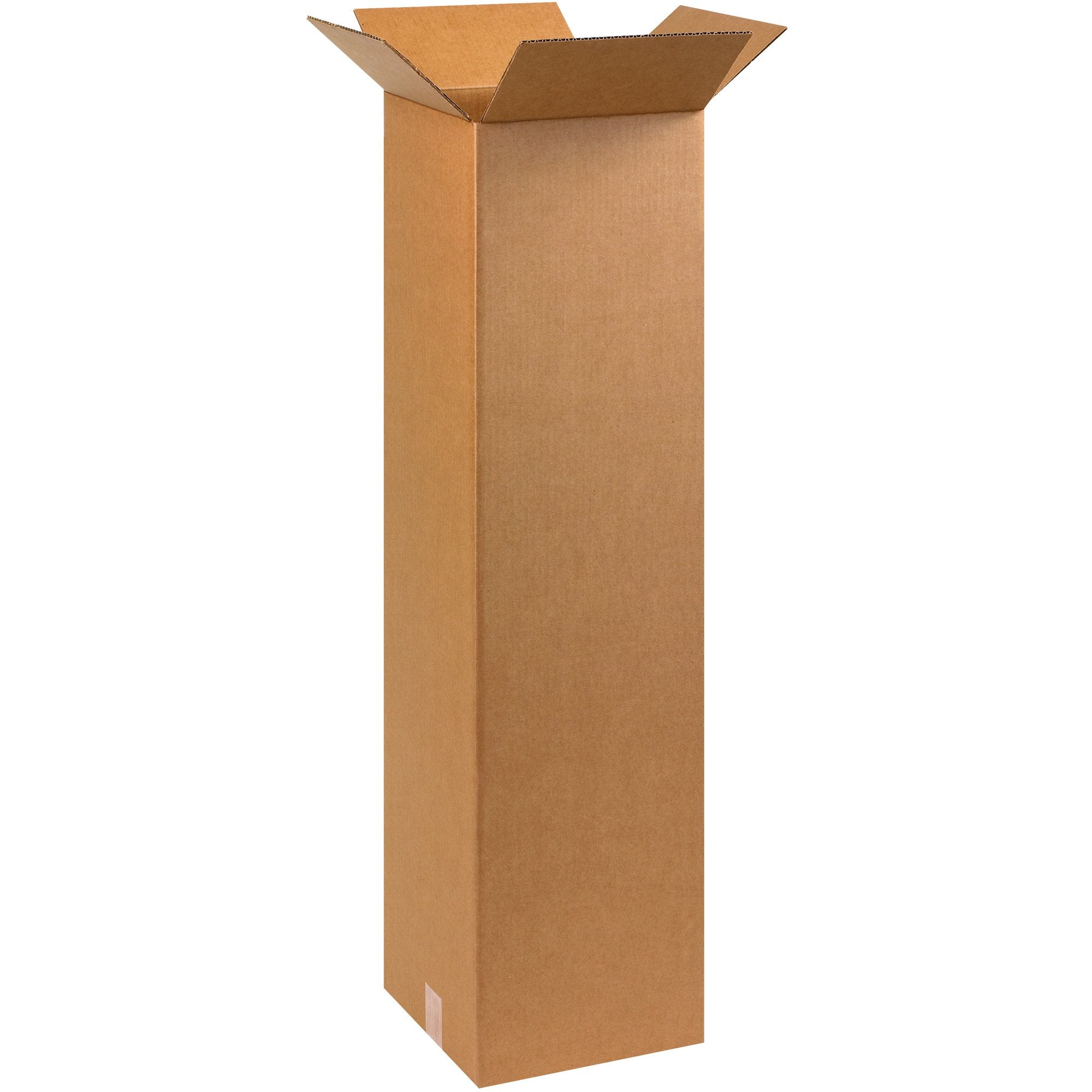BOX USA 4x4x40 Tall Corrugated Boxes, Tall, 4L x 4W x 40H, Pack of 25 | Shipping, Packaging, Moving, Storage Box for Home or Business, Strong Wholesale Bulk Boxes