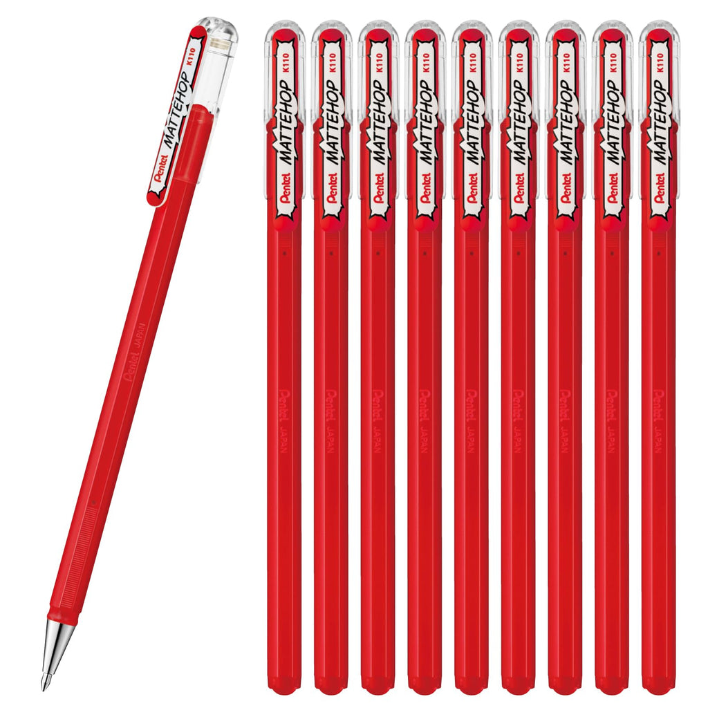 Pentel Matte Hop Original + Sweet Color Ballpoint Pen, 14 Colors K110-V14ST