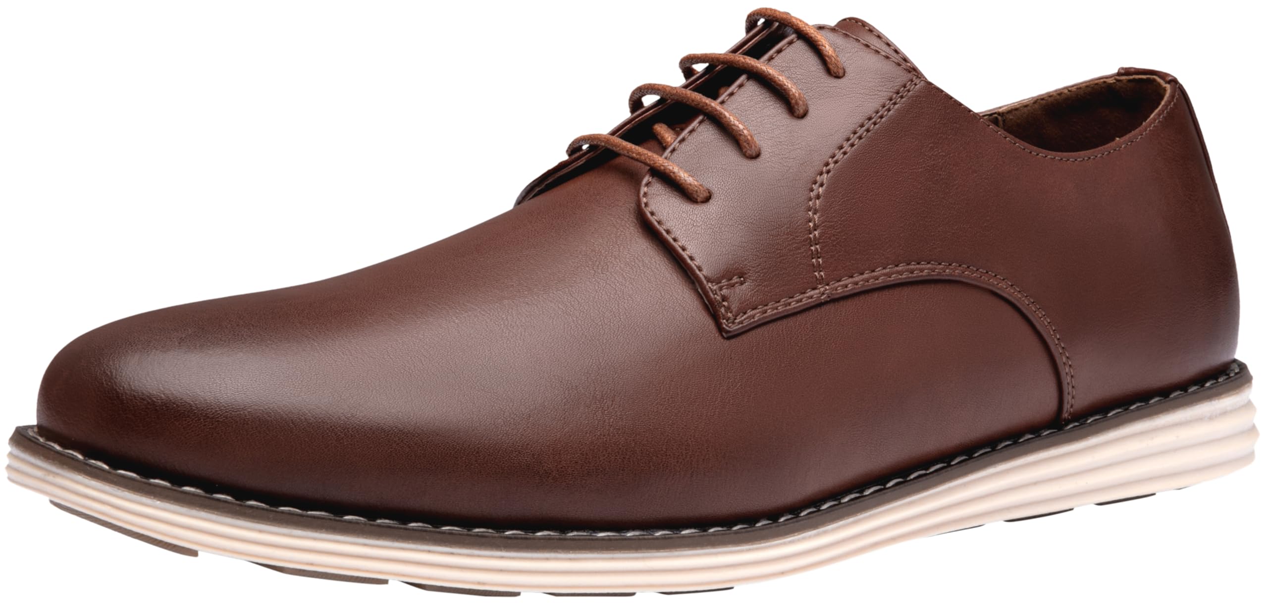 Vostey Mens Casual Dress Shoes Wingtip Plain Business Dress Shoes for Men
