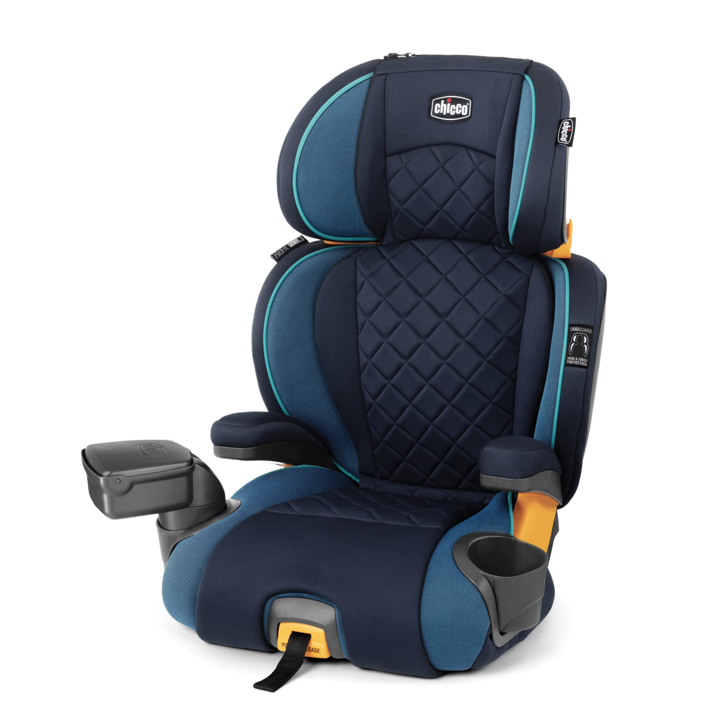 Chicco KidFit Adapt Plus 2-in-1 Belt-Positioning Booster Car Seat, Backless and High Back Booster Seat, for Children Aged 4 Years and up and 40-100 lbs., Vapor/Grey