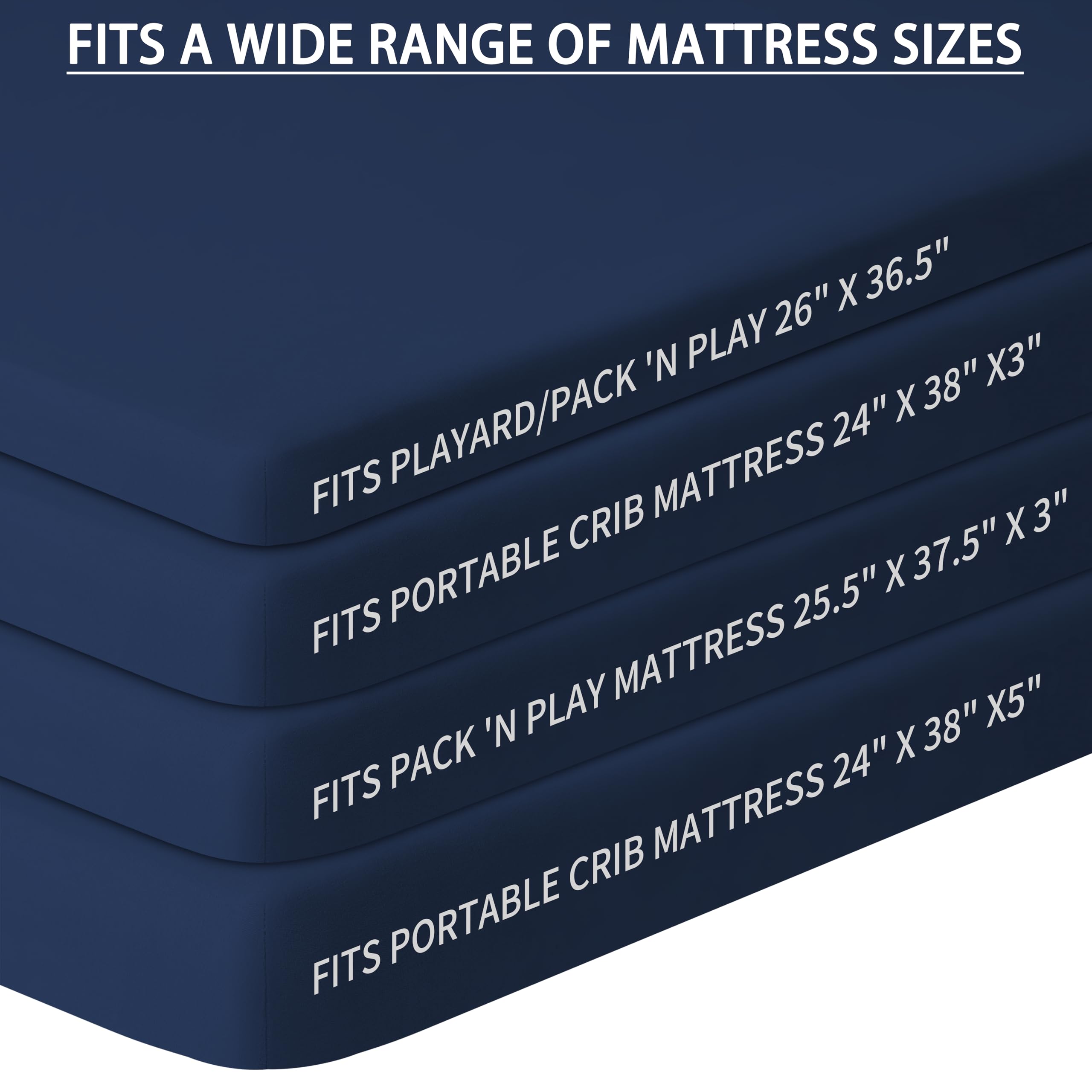 GUNTAIL Baby Crib Sheets for Boys Girls, 2 Pack Fitted Crib Sheet for Standard Crib and Toddler Mattress, Soft Microfiber Baby Sheet 52x28x8in (Brown & Green)