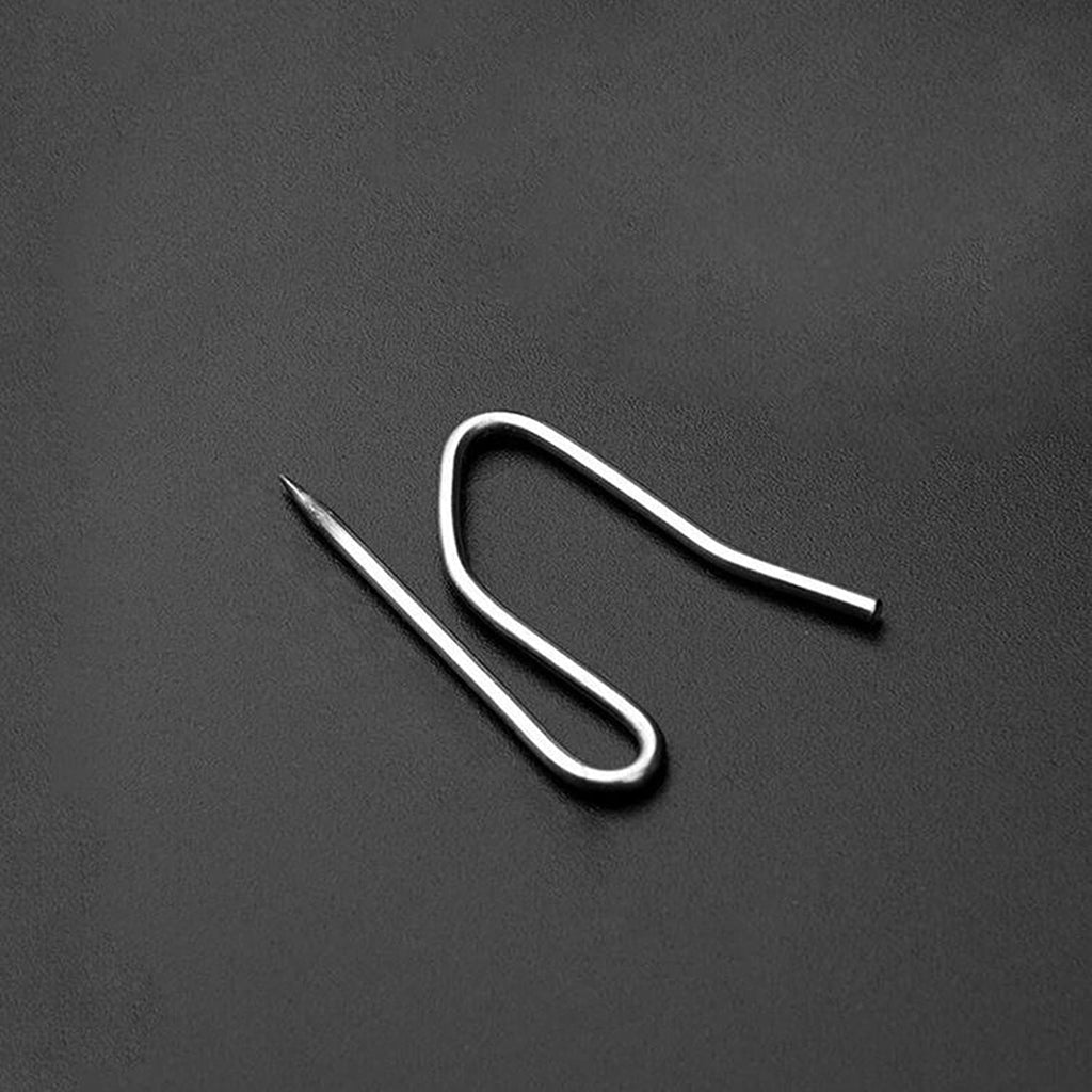 1.2 Inches Curtain Hooks, Sopito 58pcs Metal Drapery Pin and Hook for Door Window Shower Curtain, Bronze
