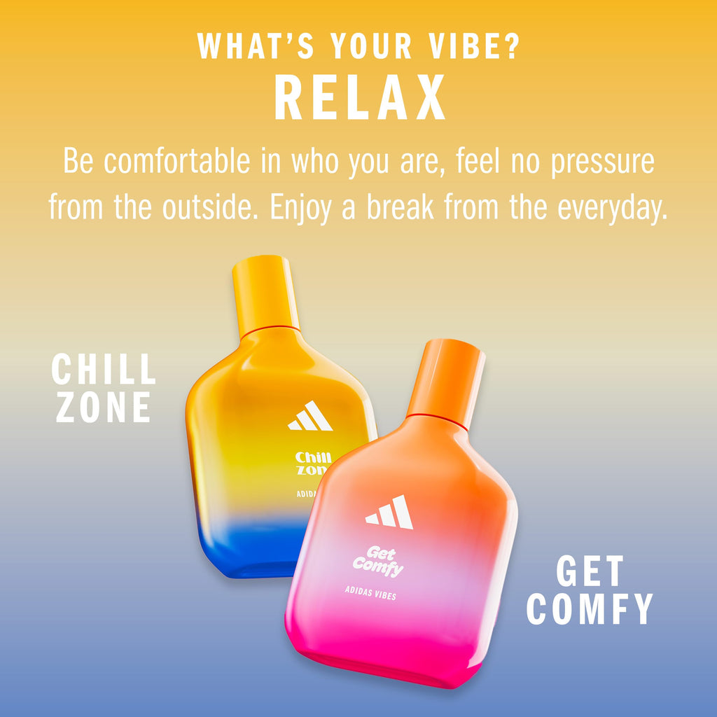 adidas Vibes Chill Zone Fragrance Hair & Body Mist for Women, Mood-Boosting, Notes of Lavender & Vanilla, For Any Occasion, 7.9oz