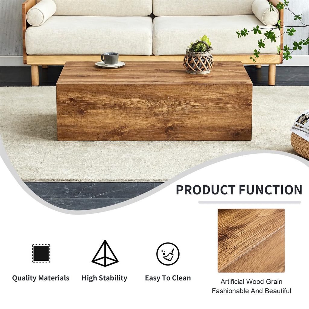 Round Coffee Table, 23.6" Modern Grey Faux Marble Drum Coffee Table, Round Accent Center Table for Living Room Apartment Small Spaces, No Assembly Required
