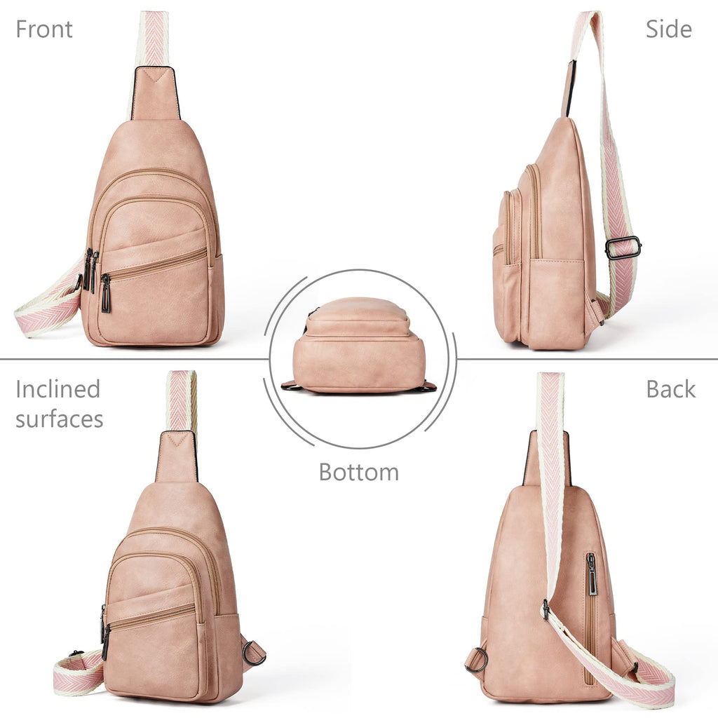 Sling Bag Crossbody Bags for Women Small Cross Body Bag Fanny Packs Chest Sling Purse for Daily Travel Leisure Sport