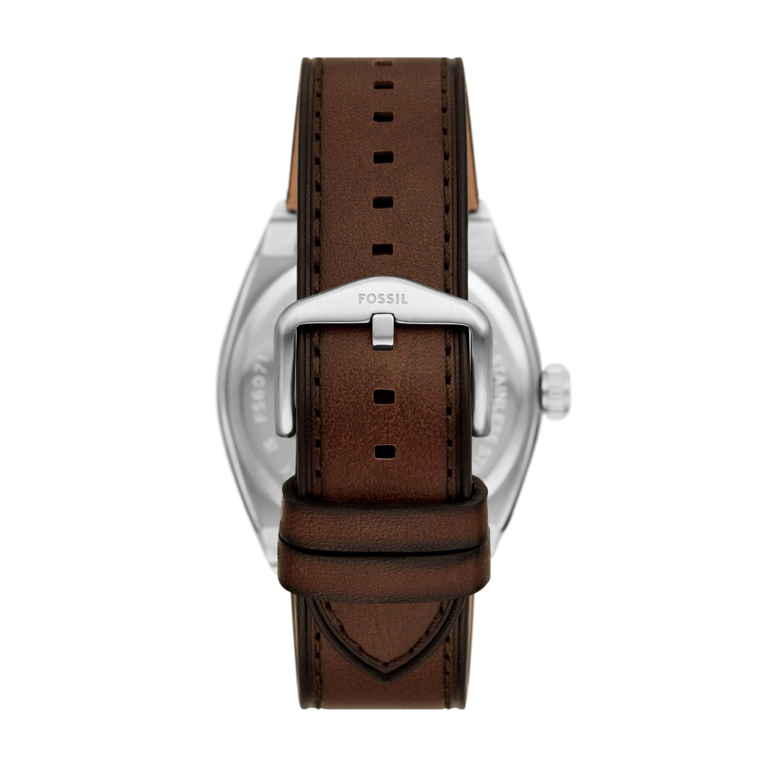 Fossil Men's Everett Quartz Stainless Steel Watch, Three-Hand Watch for Men