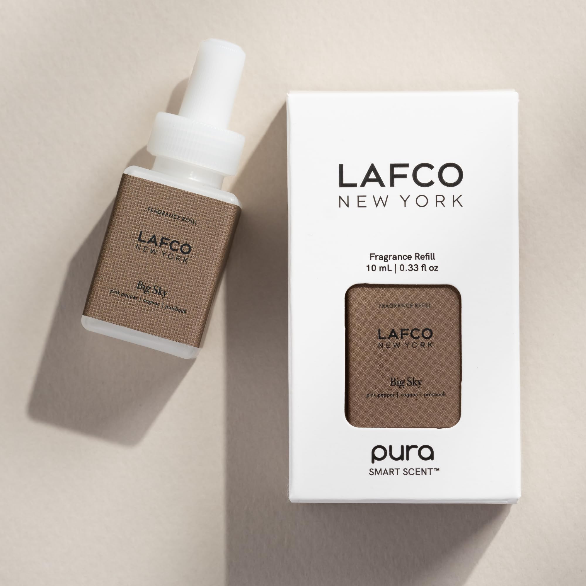 LAFCO New York Pura Smart Device Refill, Big Sky - Pack of 2 - Each Vial Delivers Up to 2 Weeks of Fragrance Life - Made in the USA