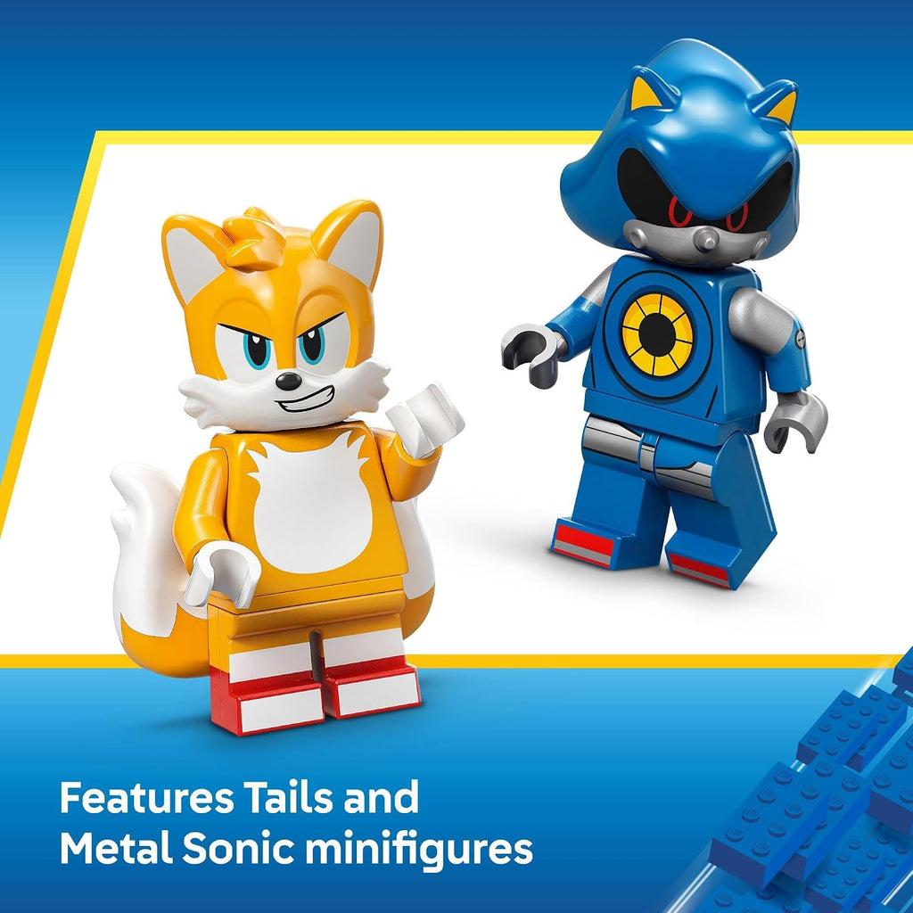 LEGO Sonic The Hedgehog Cyclone vs. Metal Sonic - Building Toy for Kids, Boys and Girls, Ages 8+ - Mech Suit with Minifigures for Pretend Play - Gift Idea for Birthdays - 77002