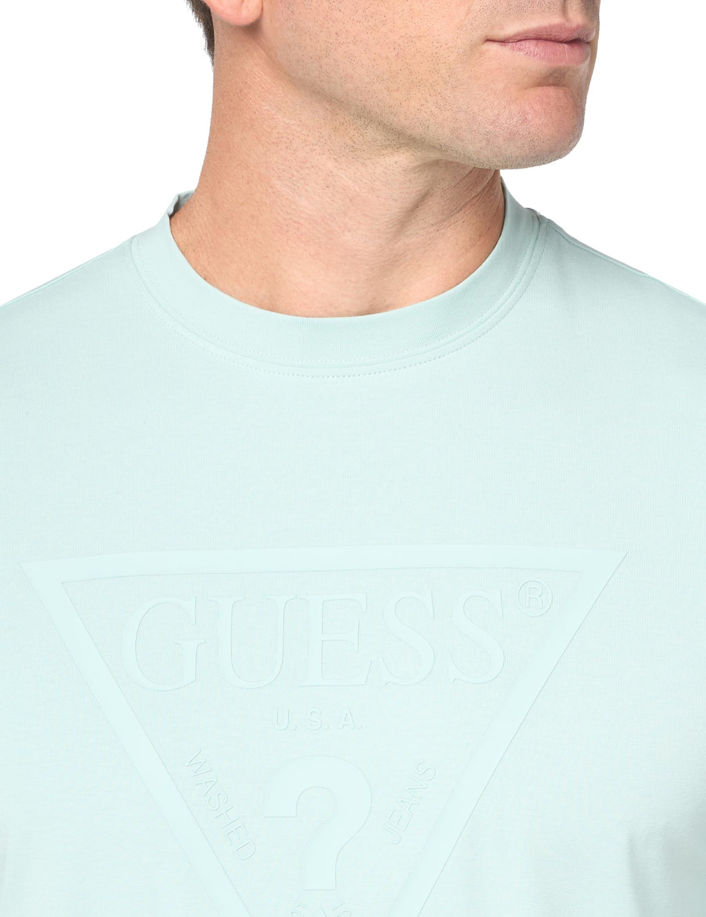 Guess Men's Eco Tonal Logo Short Sleeve T-Shirt