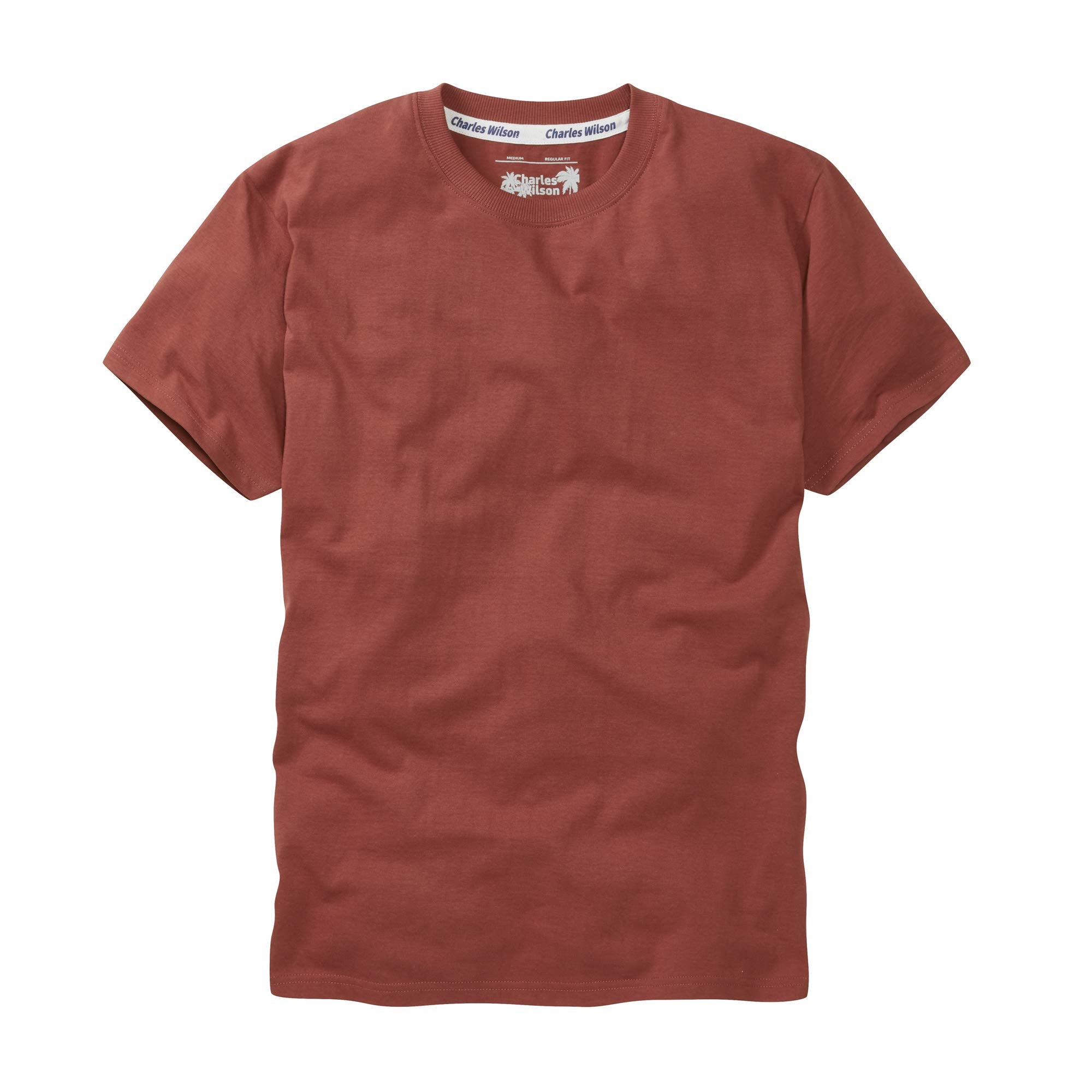 Charles Wilson Men's 5 Pack Crew Neck T-Shirt