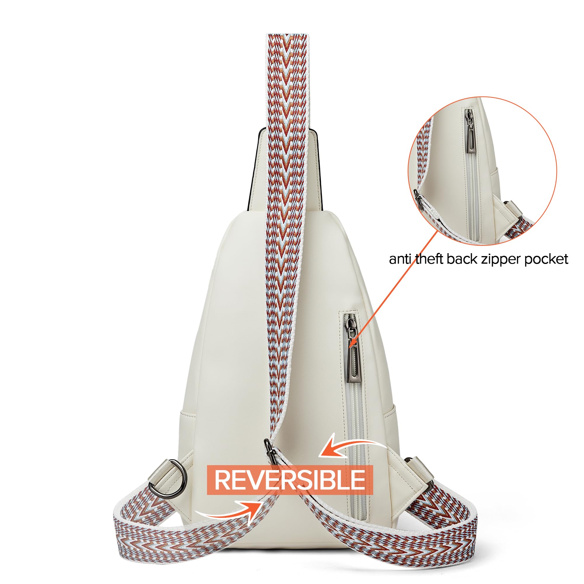 Sling Bag Crossbody Bags for Women Small Cross Body Bag Fanny Packs Chest Sling Purse for Daily Travel Leisure Sport