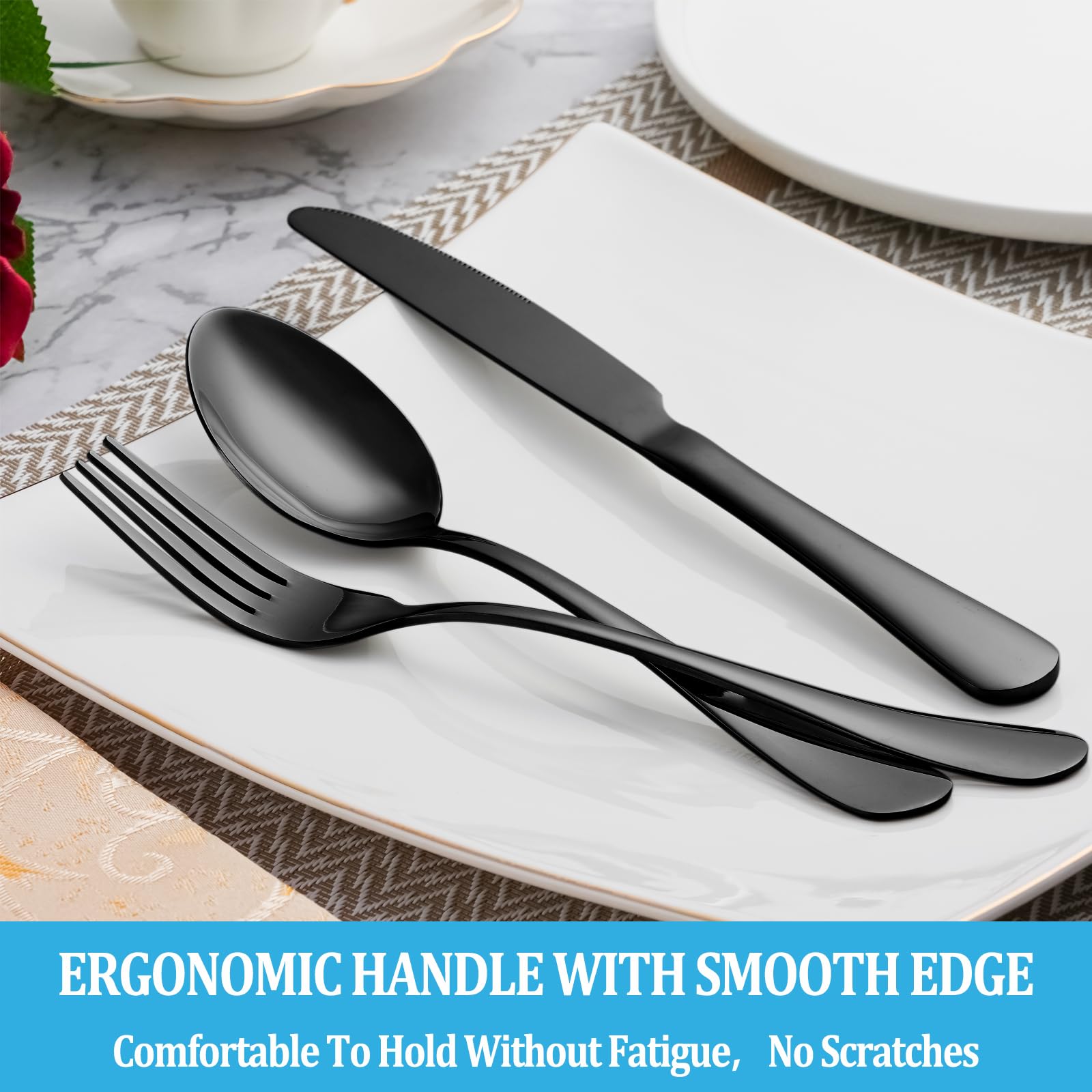 8 Pieces Dinner Forks Set, Food-Grade Stainless Steel Forks, Silverware Forks for Home, Kitchen or Restaurant, Mirror Polished, Dishwasher Safe - 8 Inch