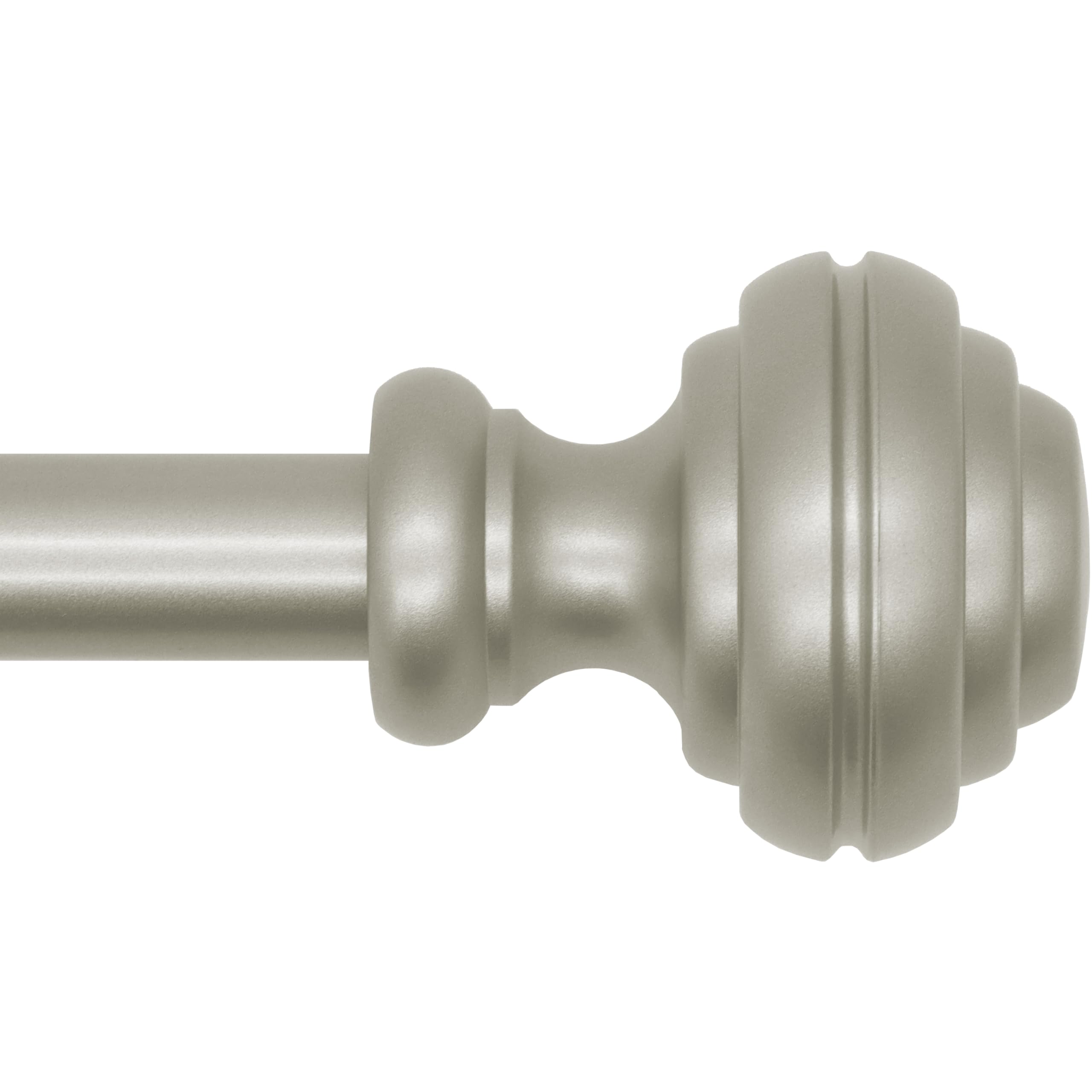 Curtain Rods for Windows 48-84 inch,3/4 inch Heavy Duty Adjustable Decorative Curtain Rod with Modern Finials,Window Rods for Bedroom, Living Room,Patio and Kitchen