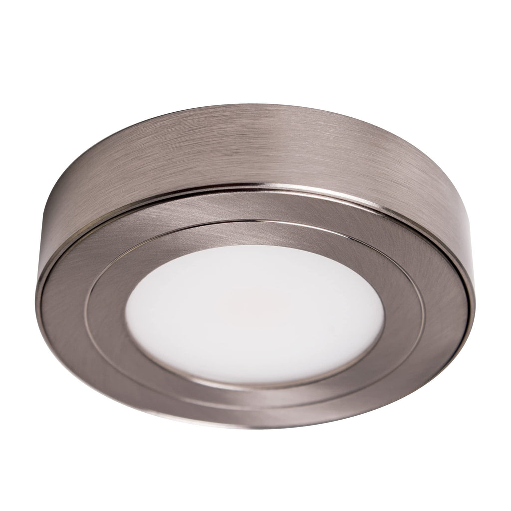 Armacost Lighting PureVue Dimmable Under Cabinet LED Puck Light, 4000K (Bright-White Light), 2.75 Inch, White Finish - 223412