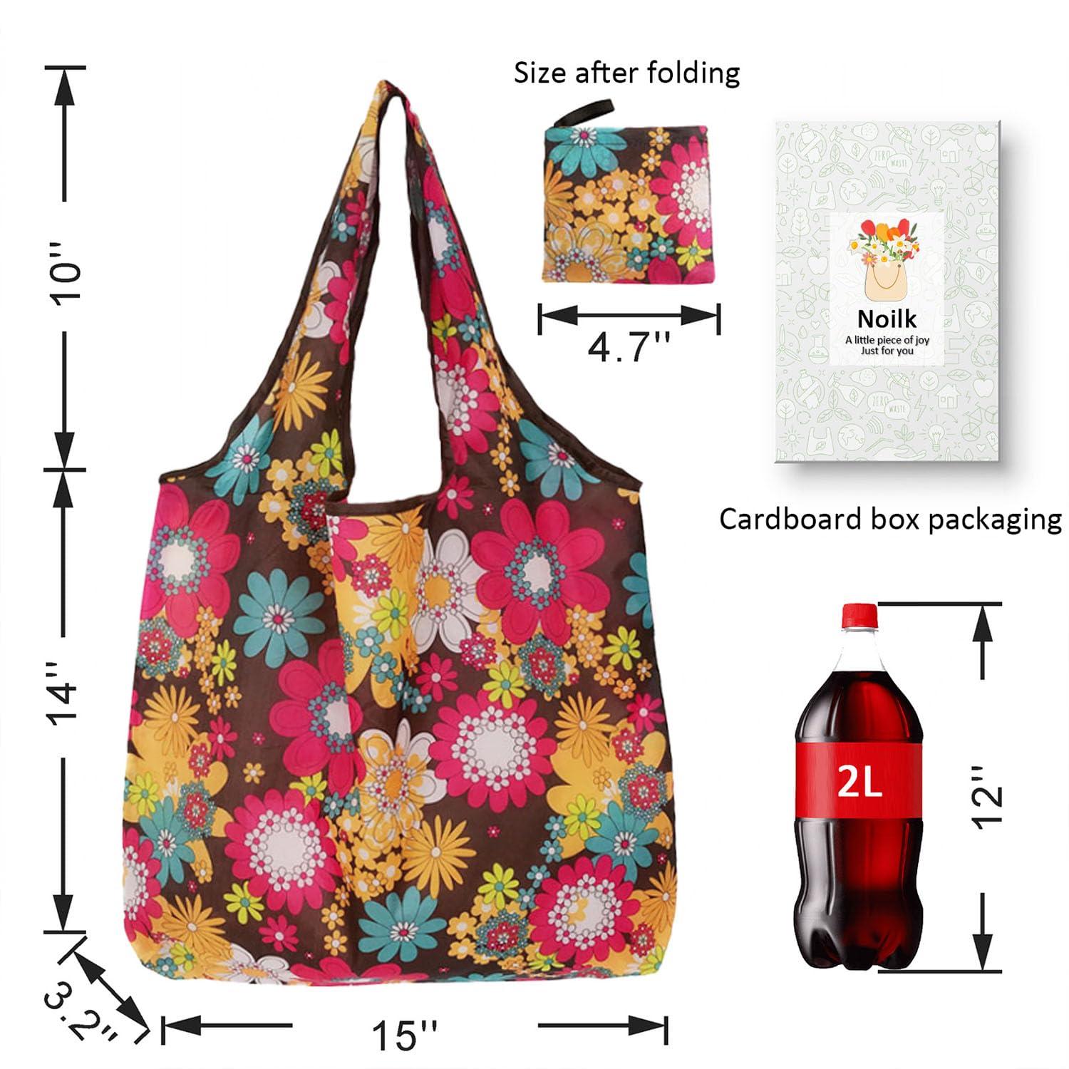 Bolsas de compras reutilizables para comestibles, paquete de 4 de 50 libras bolsas plegables grandes y lavables para mercado, compactas para un fácil almacenamiento, bolsas de tela ligeras y