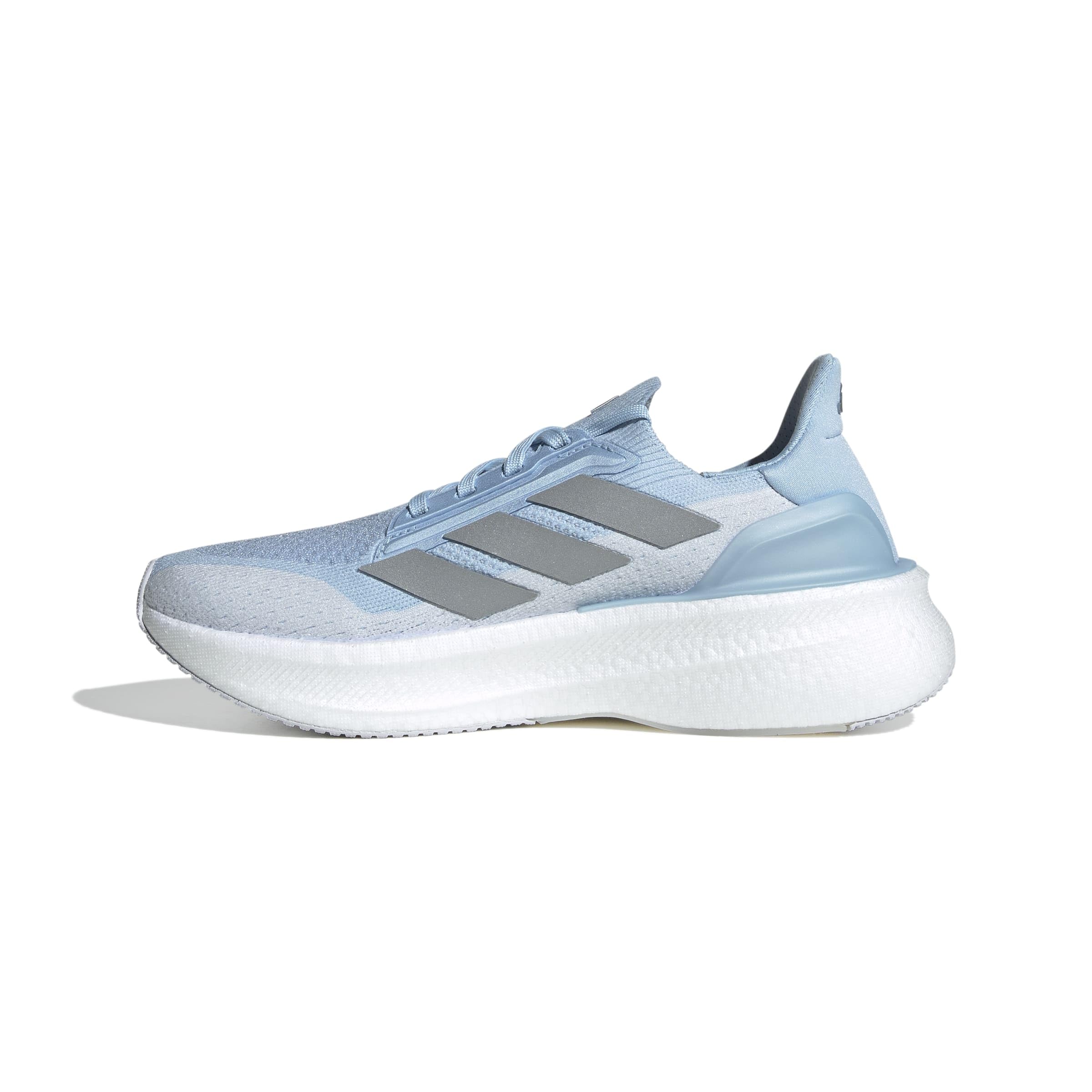 adidas Womens Ultraboost Ultra Boost 5X Running Sneakers Shoes - Grey, Silver
