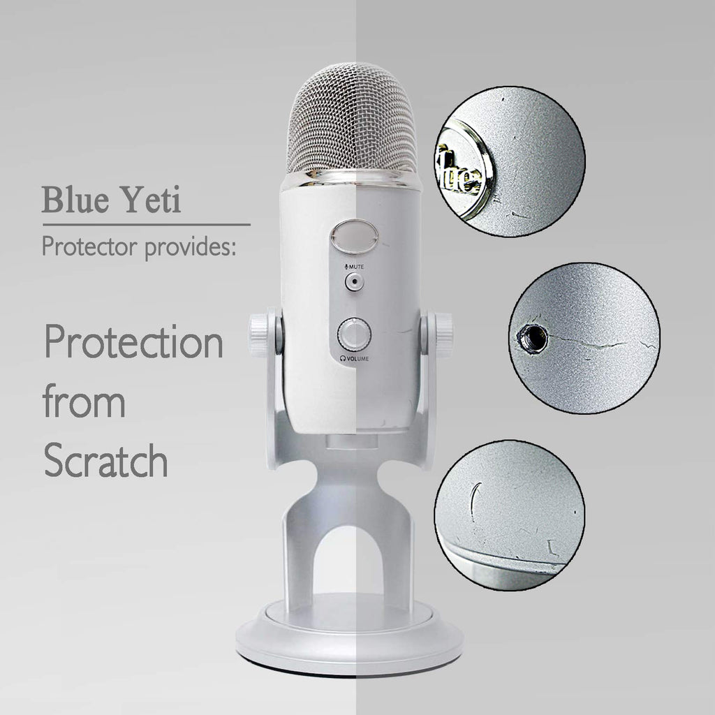YOUSHARES 2PCS Blue Yeti Pop Filter for Blue Yeti Microphone, Yeti Foam Windscreen with Dead Cat Blue Yeti Mic Cover for Yeti Mic and Blue Yeti Pro USB Microphone