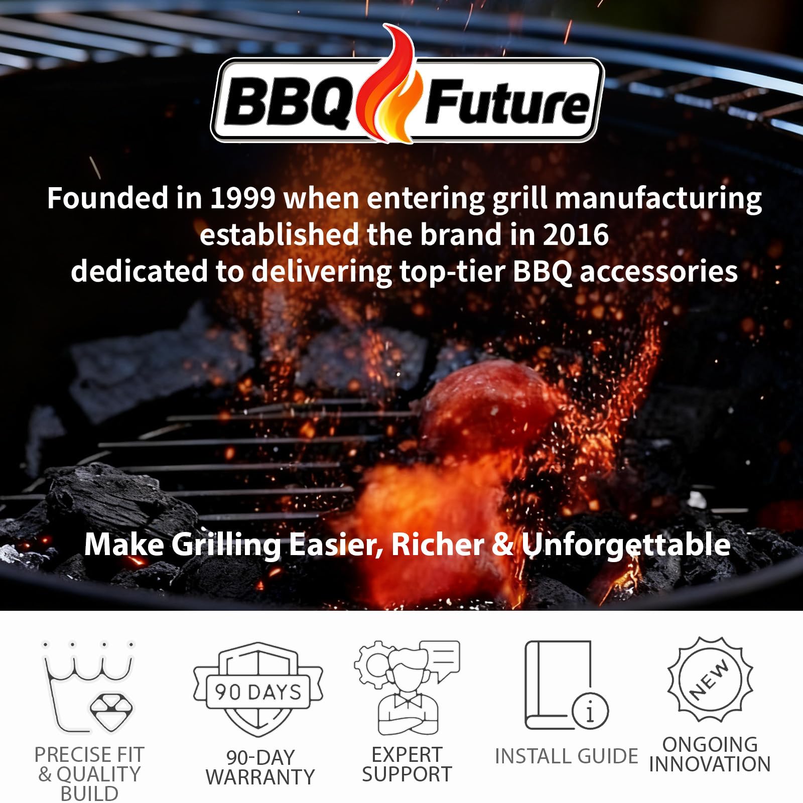 Carbon Steel Griddle for Gas Grill, Double Burner Griddle Compatible with Induction, Stove Top, Electric, Oven - 17" x 10" Professional Cookware for Cooktop, NonStick Griddle Pan