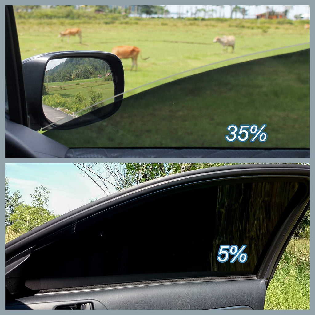 Window Tint Film for Cars 5% VLT 20in x 10Ft Ceramic Window Tints, Blocks 99% UV & IR Rays, Heat Resistant Anti Glare Film for Windshield, Scratch Resistant Sun Shade Auto Tint Roll