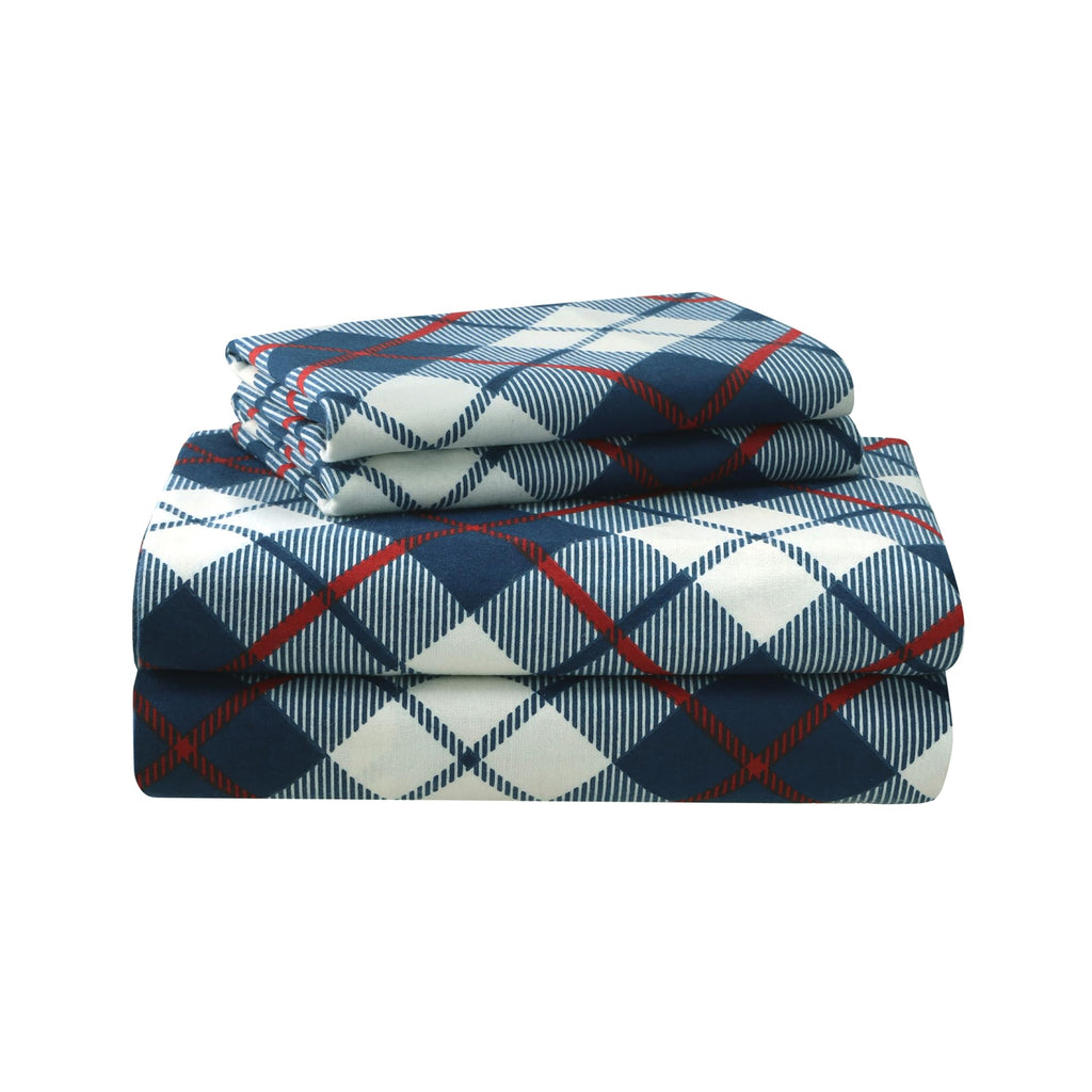 Featherhead 100% Cotton 4PCs Flannel Sheet Set | Double-Brushed for Extra Softness, Warm & Breathable, Extra Deep Pockets fits Up to 17” (Beige, Twin)