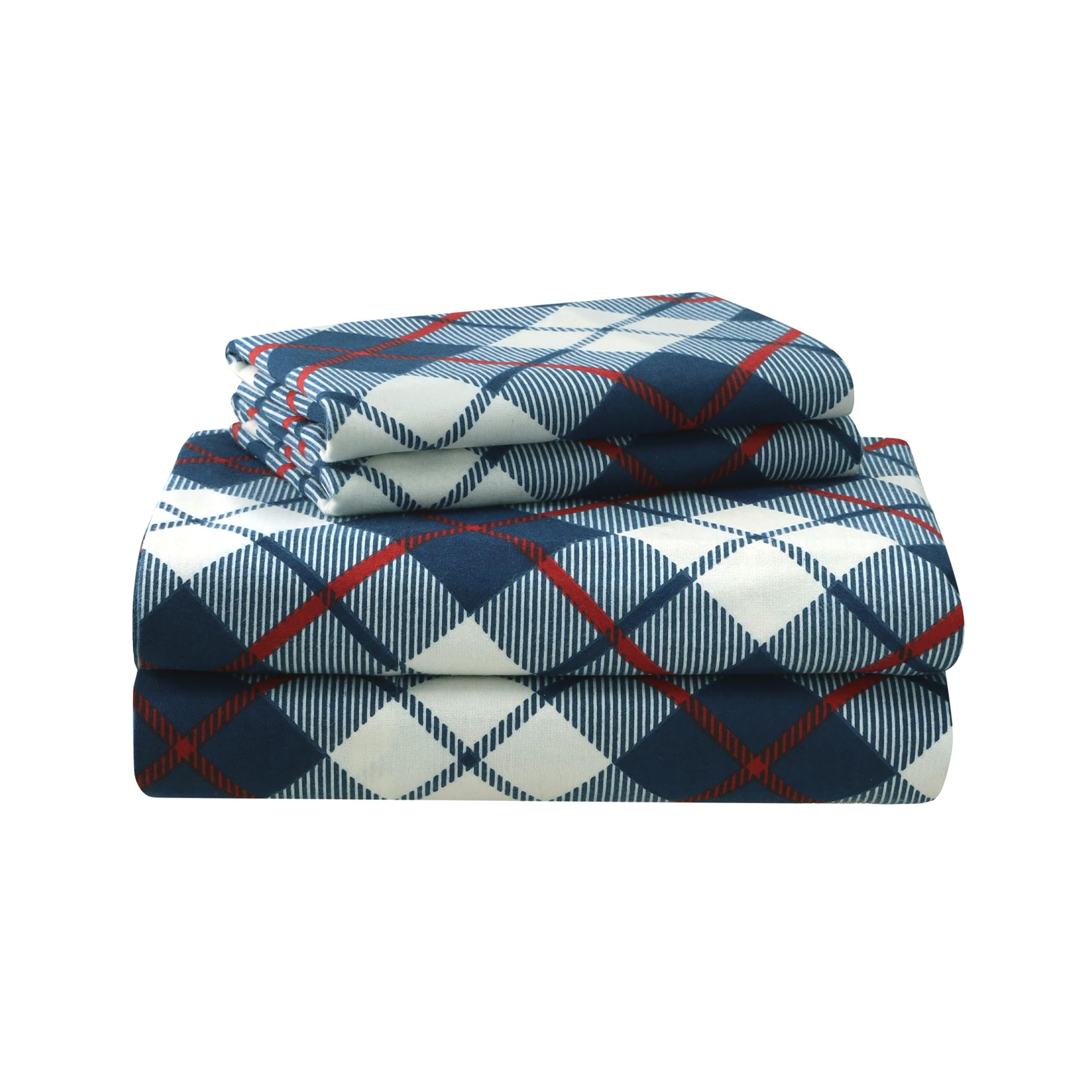 Featherhead 100% Cotton 4PCs Flannel Sheet Set | Double-Brushed for Extra Softness, Warm & Breathable, Extra Deep Pockets fits Up to 17” (Beige, Twin)