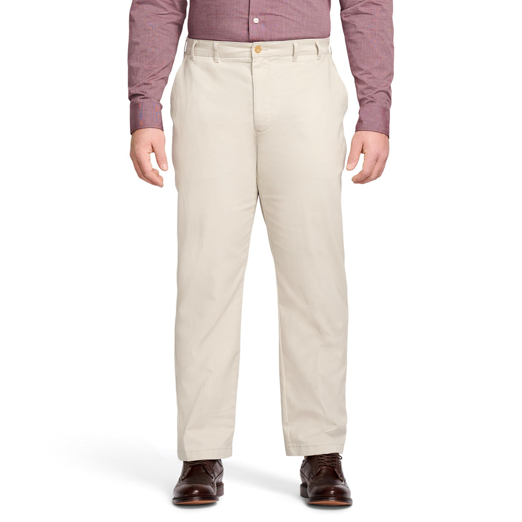 Izod Men's Big and Tall Performance Stretch Flat Front Pant