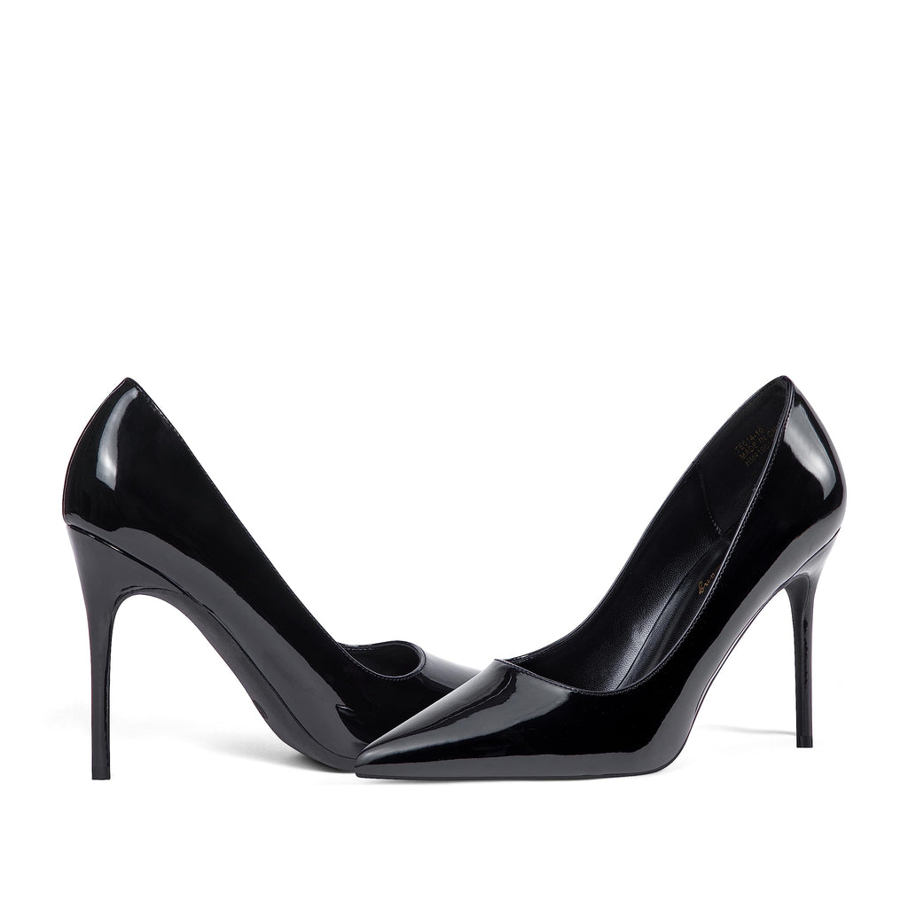 Elisabet Tang High Heels, Womens Pointed Toe Slip on Stilettos Party Wedding Pumps Basic Shoes