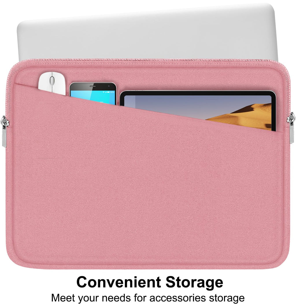 Laptop Sleeve Case 13.3 Inch, Durable 14 Inch Laptop Case Computer Carrying Bag Protective Cover Compatible with 13 14 inch MacBook Pro, MacBook Air, Dell, HP, Lenovo, Notebook, Computer, Black