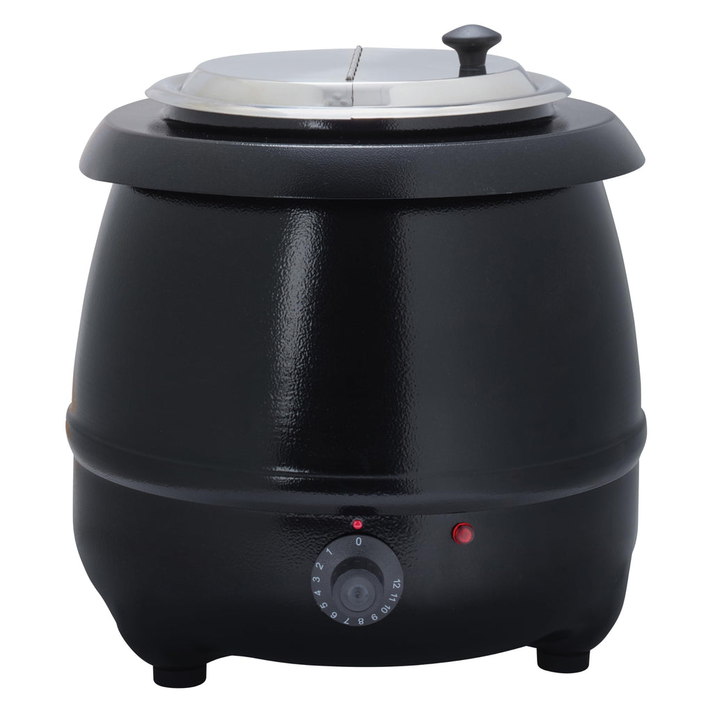 Winco Electric Soup Warmer, 10.5-Quart,Black