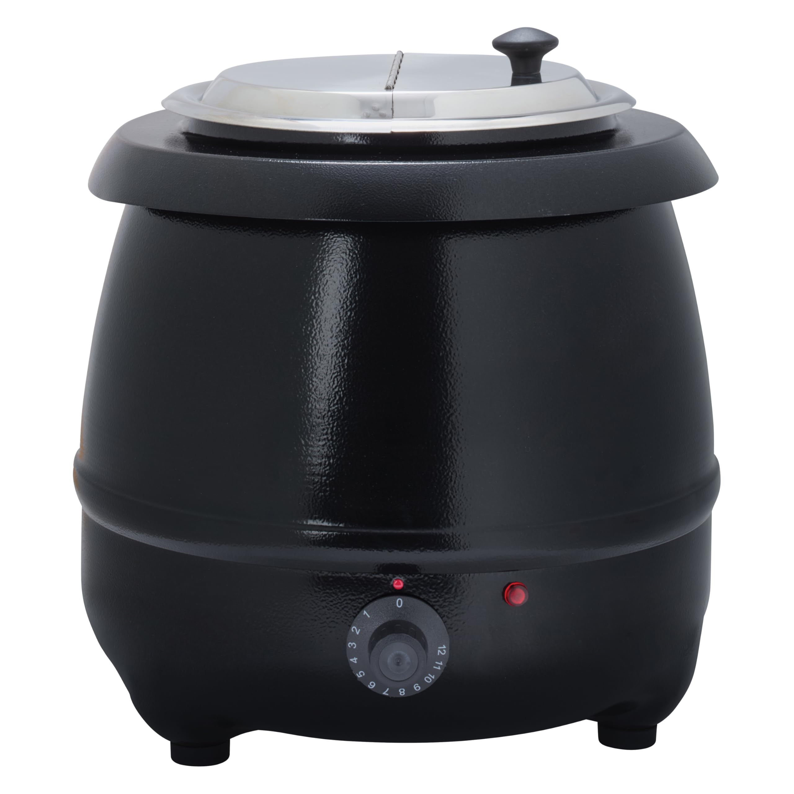 Winco Electric Soup Warmer, 10.5-Quart,Black