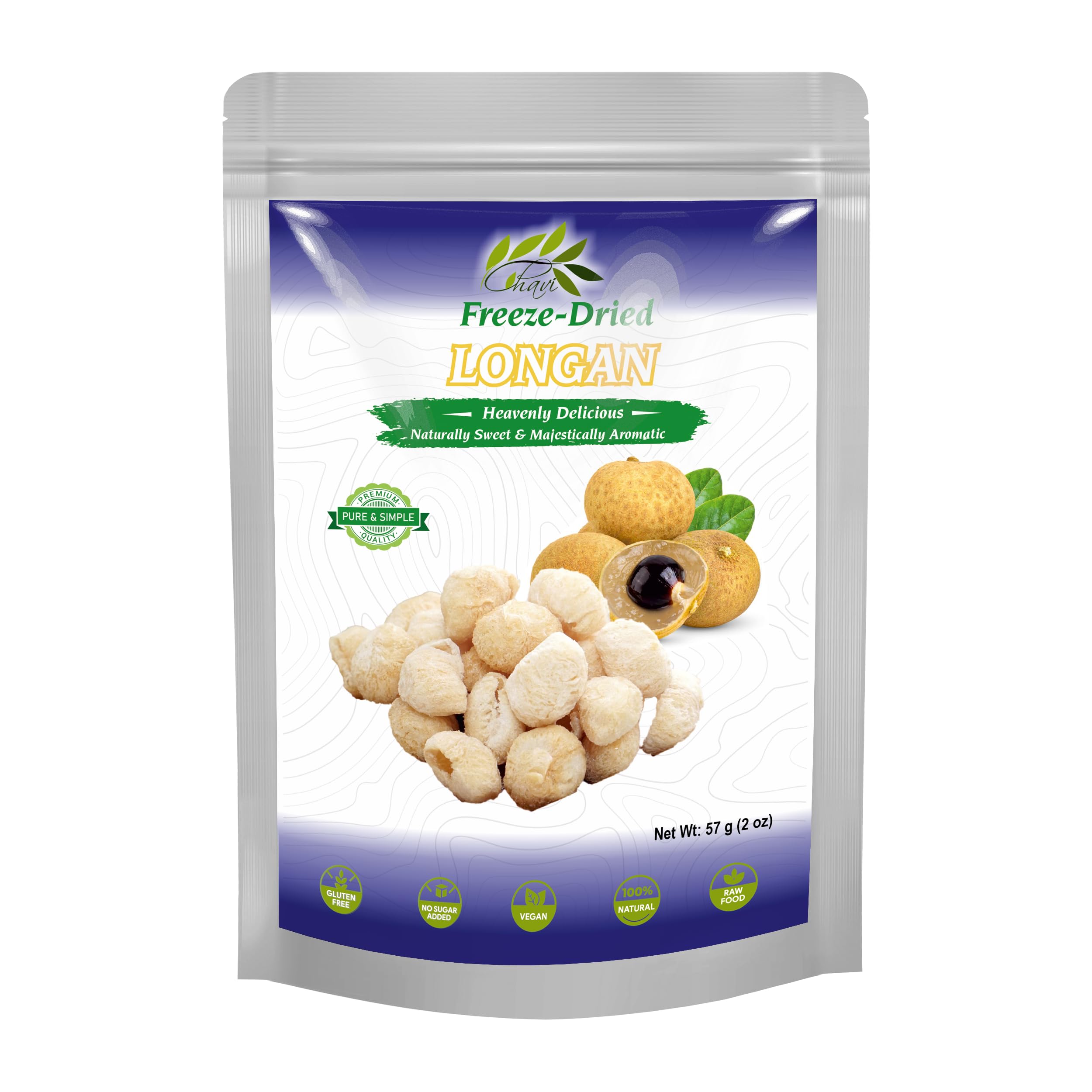CHAVI Freeze Dried Fruits - Mixed | 6 in 1 | No Added Sugars or Preservatives - Non-GMO, Vegan, Gluten-Free | Gift Box | 230 g | 8.1 oz | 6 Cans