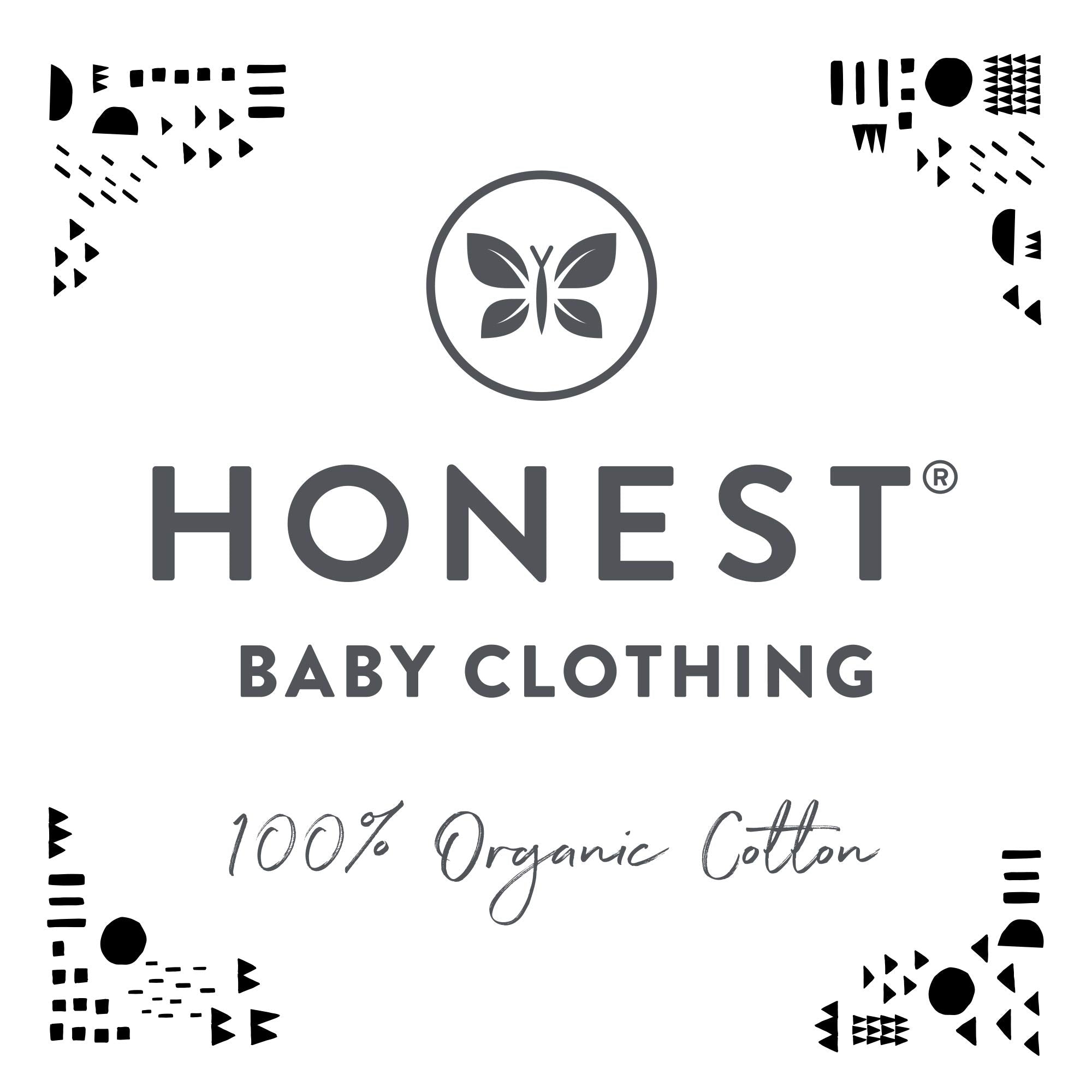 HonestBaby Unisex-Baby Fitted Crib Sheets Set Standard Mattress, 100% Organic Cotton Baby Boys, Girls, Neutral, 1 Pack - Peach Skin Painted Buffalo Check, One Size