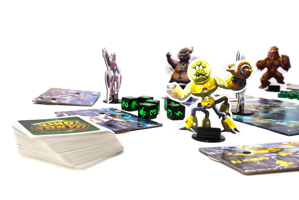 IELLO: King of Tokyo: Duel - Two-Player Board Game, Fun & Tactical Giant Monster Clash Dice Game, Classic Strategy, Family Ages 8+, 2 Players, 20 Min