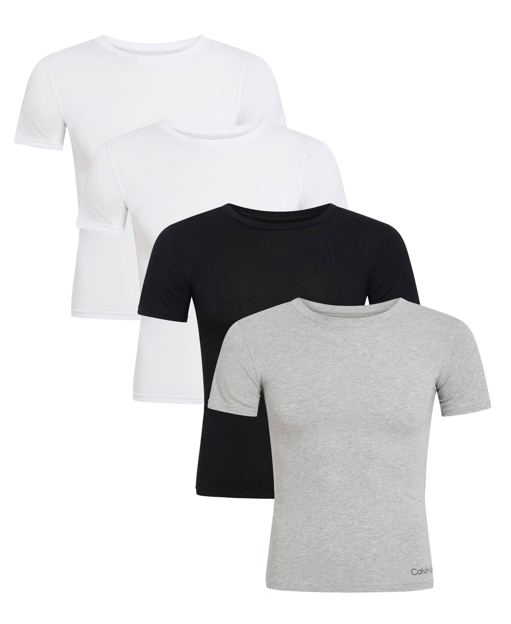 Calvin Klein Kids Boys' Short Sleeve Cotton Crewneck T-Shirt Multipack
