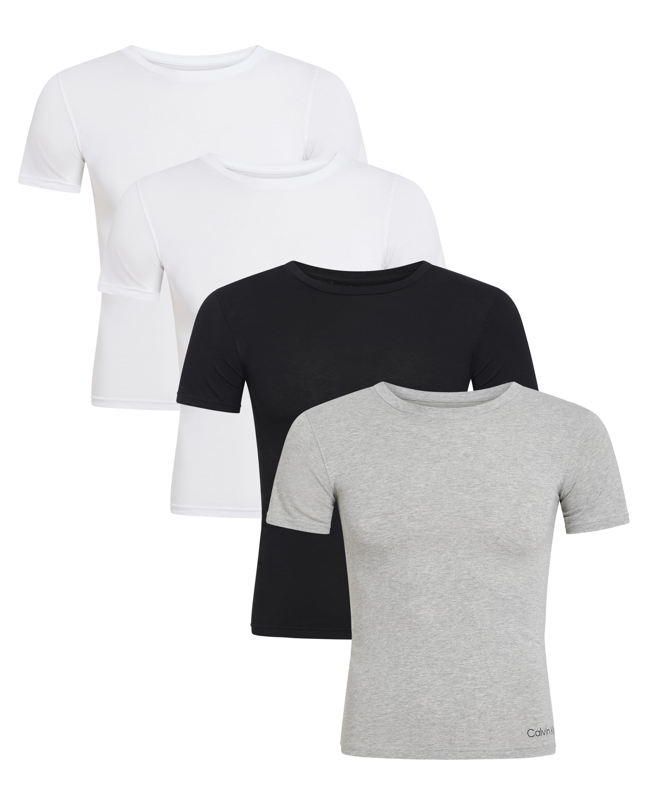 Calvin Klein Kids Boys' Short Sleeve Cotton Crewneck T-Shirt Multipack
