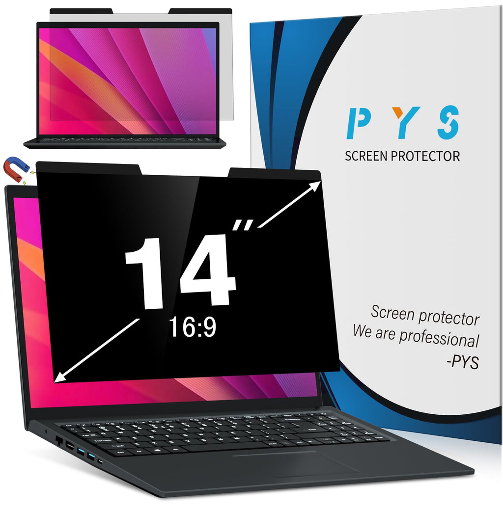 PYS MacBook Air 13.6 Inch Magnetic Privacy Screen for M2 Chip 2022 (A2681) - Removable Anti-Spy Laptop Shield