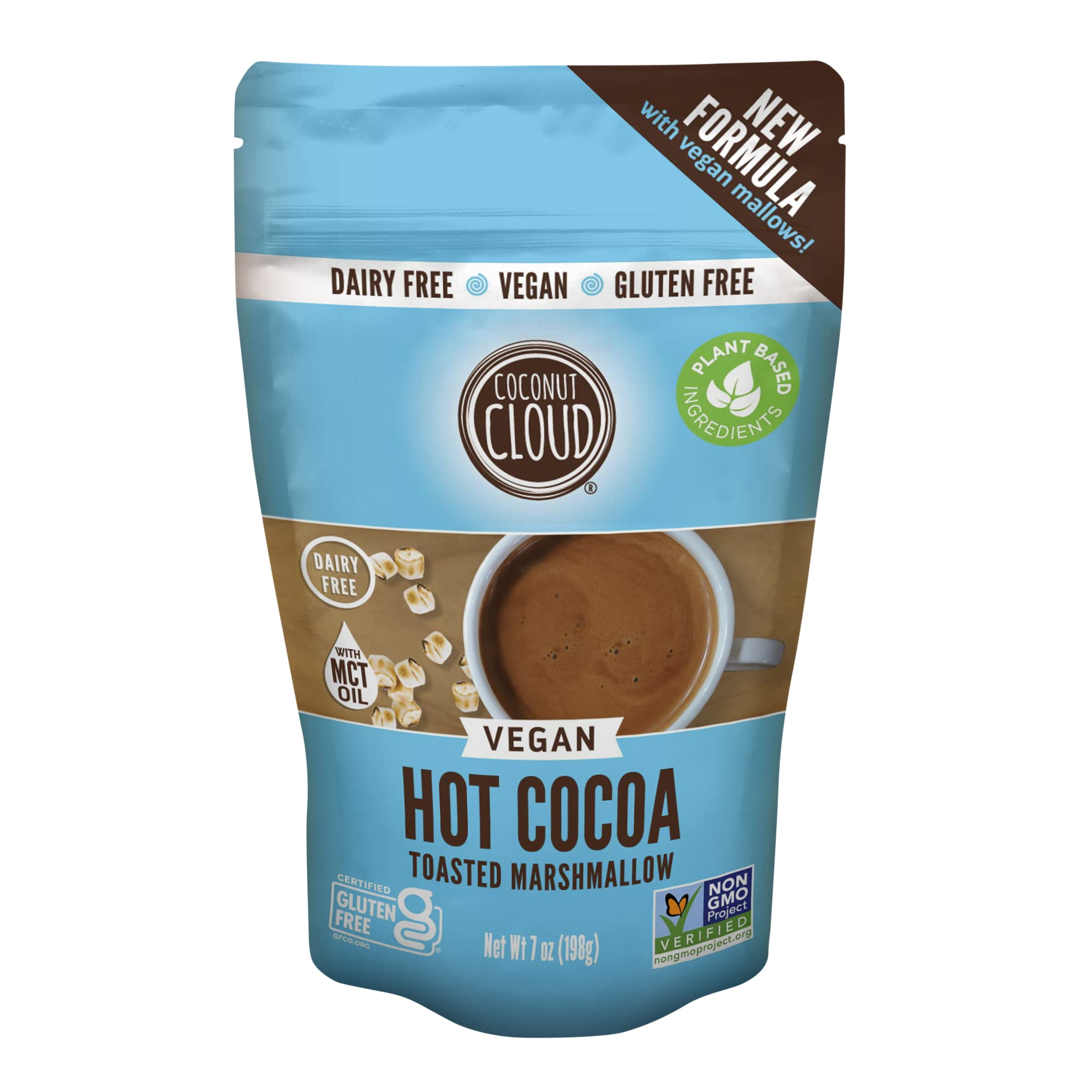 Coconut Cloud: Vegan, Natural, Delicious, Creamy Chocolate | Made in Colorado from Premium Milk Powder (Non-GMO, Gluten Free), Winter Cocoa Bundle, 7oz Each (Original, Toasted Marshmallow & Peppermint)…