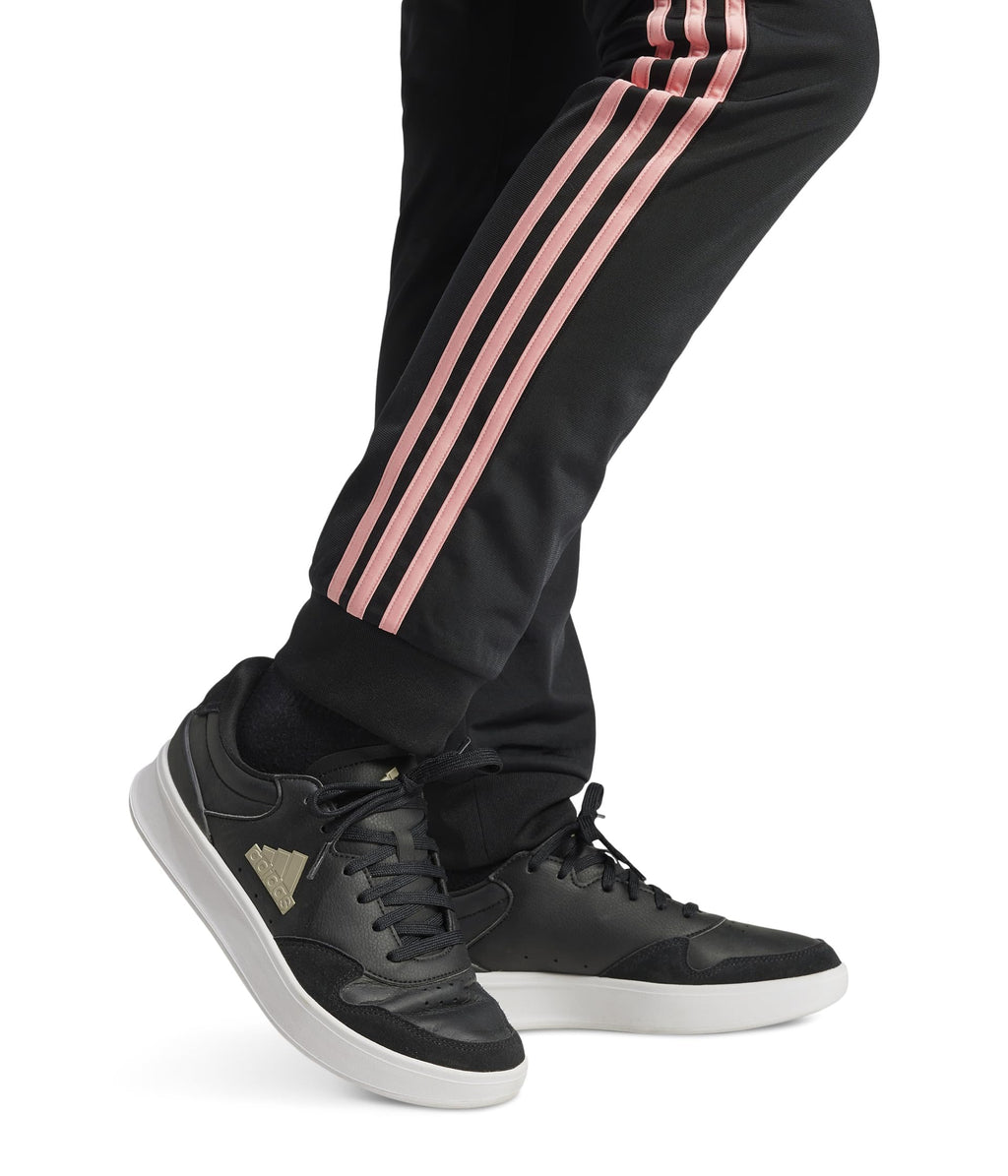 Adidas Womens Essentials Fleece Tapered Cuff Pants