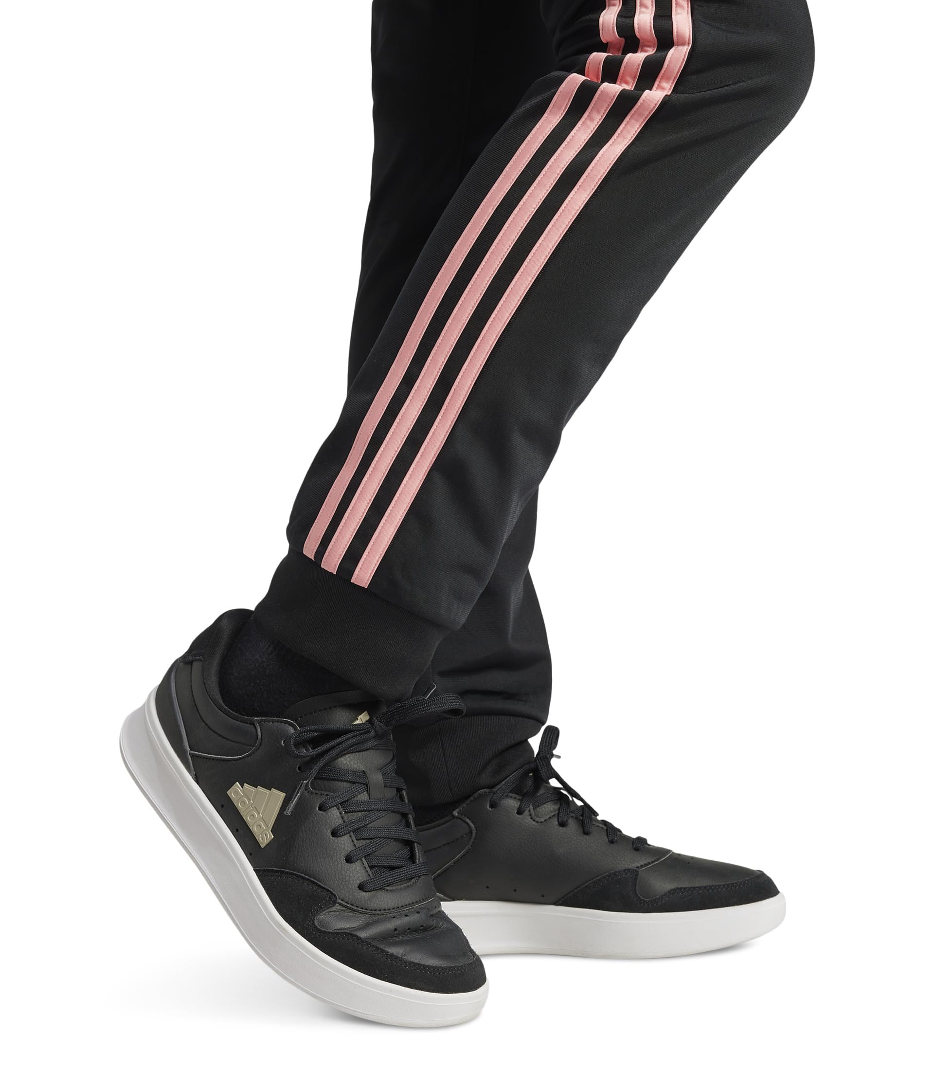 Adidas Womens Essentials Fleece Tapered Cuff Pants
