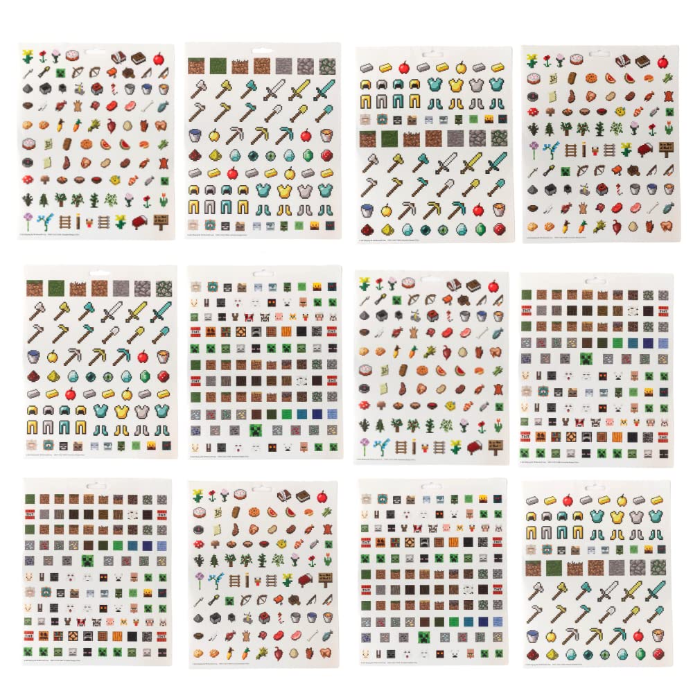 Gabby's Dollhouse Sticker Book Set, 12 Sheets with 1000+ Puffy Stickers Gabby, Mericat, Cakey, Pandy Paws