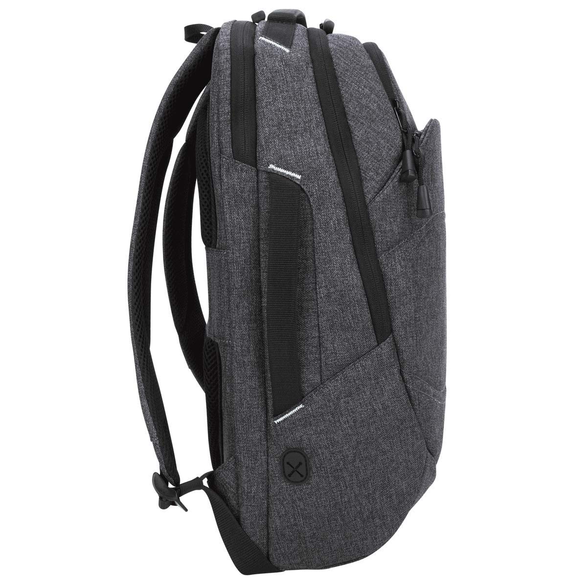 Targus 16 Inch Groove Laptop Backpack, Black - Fits Most Laptops up to 16", Water Resistant Travel Backpack for Business Commuters and Travel (CVR600)