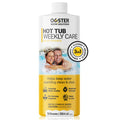 Bio Ouster 3-in-1 Weekly Hot Tub Chemicals & Spa Chemicals - Cleaner Clarifier Conditioner for Inflatable & Acrylic Spas - Chlorine Bromine Saltwater - Pre-Measured, No Draining, Made in USA (4 Week)